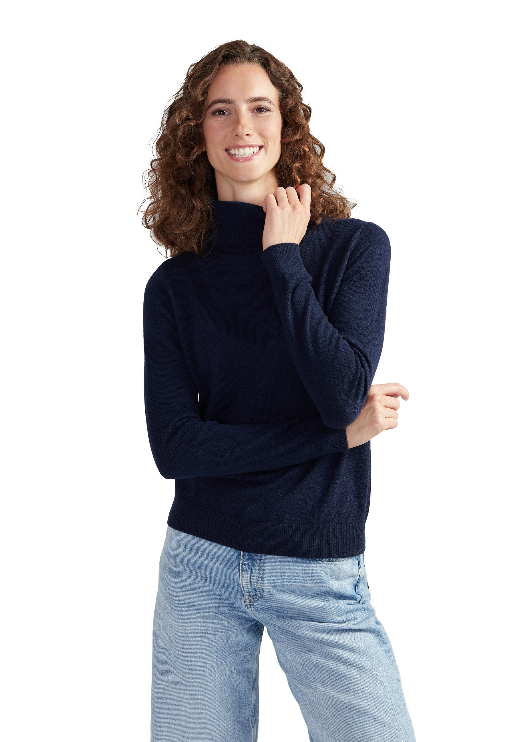 Style & Republic Kaschmirpullover Rollkragenpullover Slim günstig online kaufen