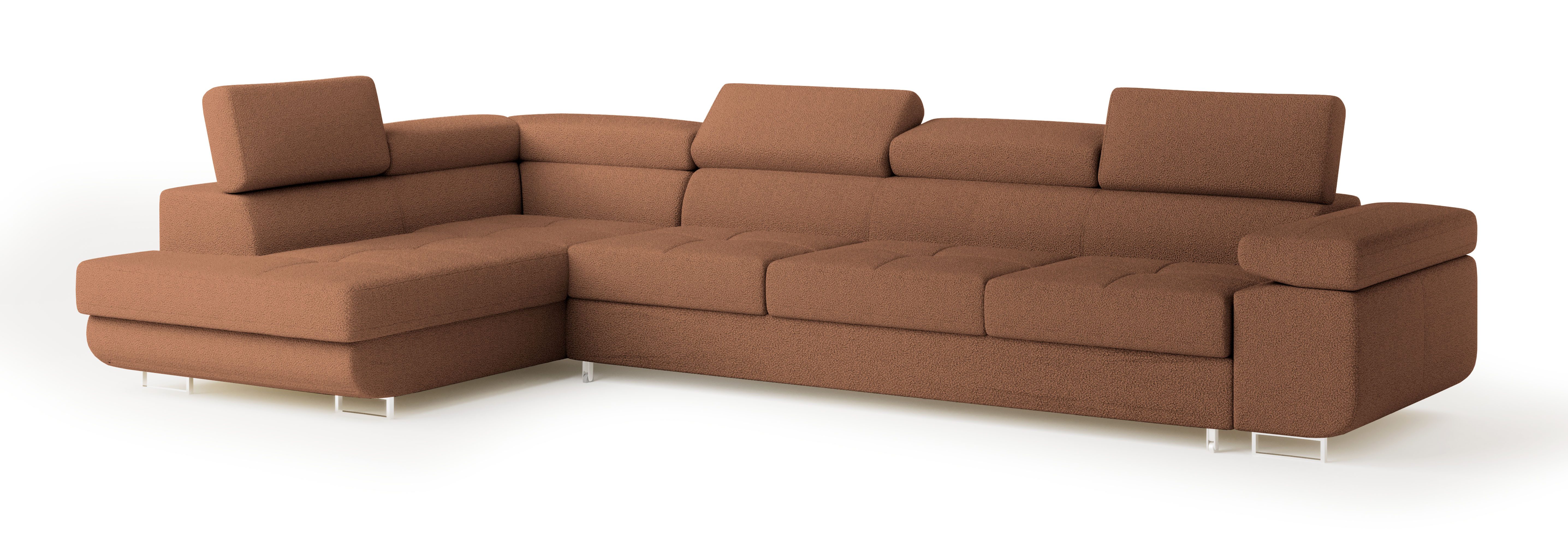 Masseno Ecksofa VICENTE mit Schlaffunktion L-Form, günstig online kaufen