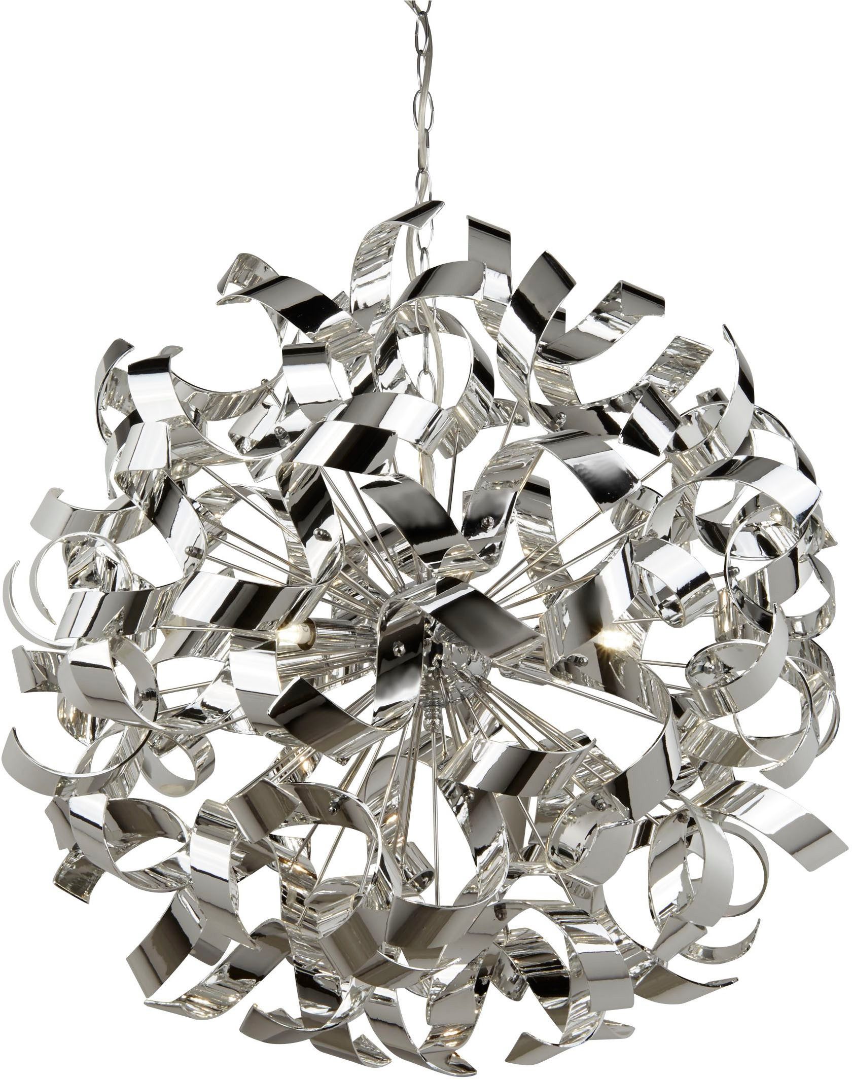 Searchlight Hängeleuchte Hängeleuchte Curls, 6-flammig, ohne Leuchtmittel, Glamourös