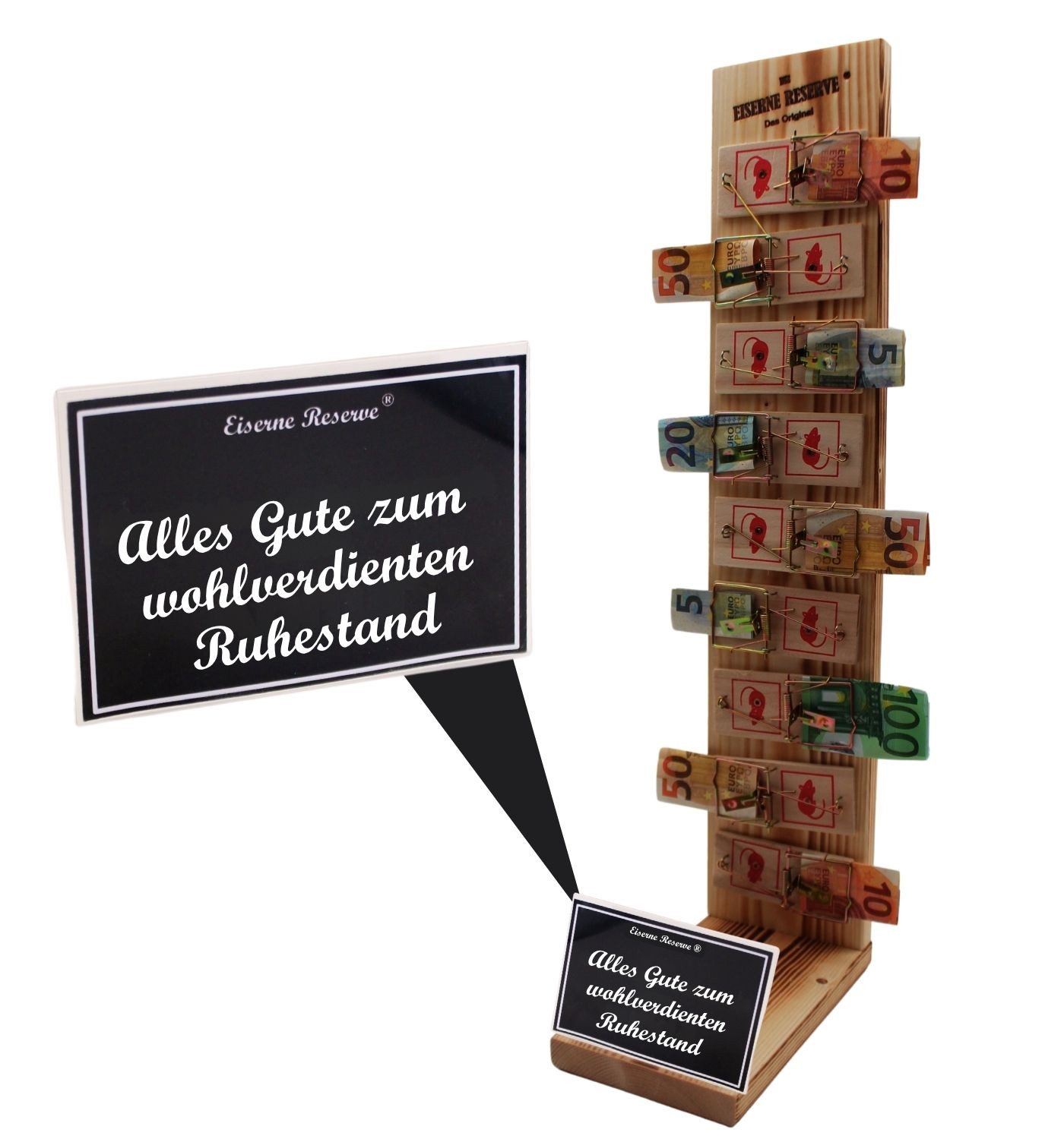 Eiserne Reserve® Geschenkbox Alles Gute zum wohlverdienten Ruhestand - Eiserne Reserve - Mausefalle