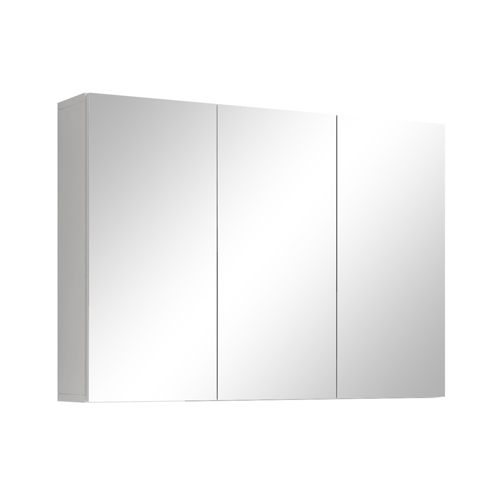 inter Badmöbel-Set Corsica 2 tlg. Hochglanz Spiegelschrank Waschbeckenschra günstig online kaufen