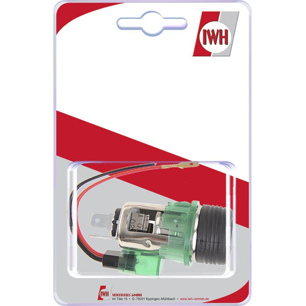 IWH Kfz-Relais IWH IWH ZIGARETTENANZÜNDER BELEUCHTET 12 VOLT 12 V