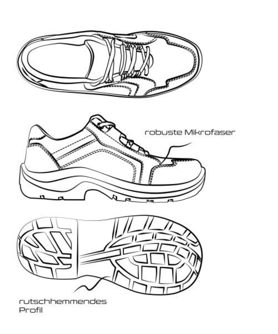 Abeba Eco Work Slipper schwarz Berufsschuh Baumustergeprüft für orthopädische Einlagen