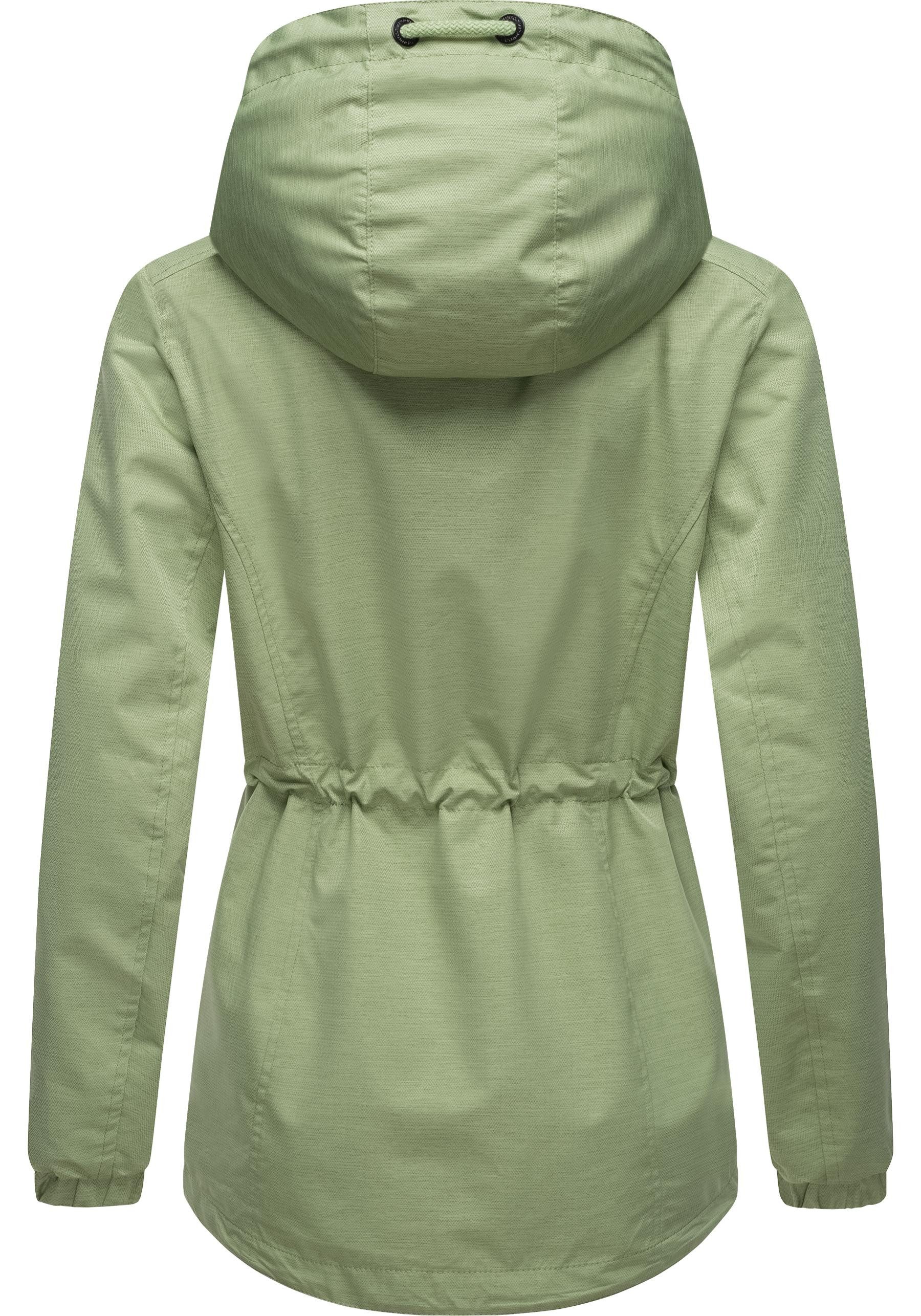 Ragwear Outdoorjacke Dankka Tech Stylische Damen Übergangsjacke aus wasserdichtem Material