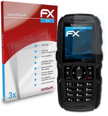 atFoliX Schutzfolie Displayschutz für Sonim XP5300 Force 3G, (3 Folien), Ultraklar und hartbeschichtet