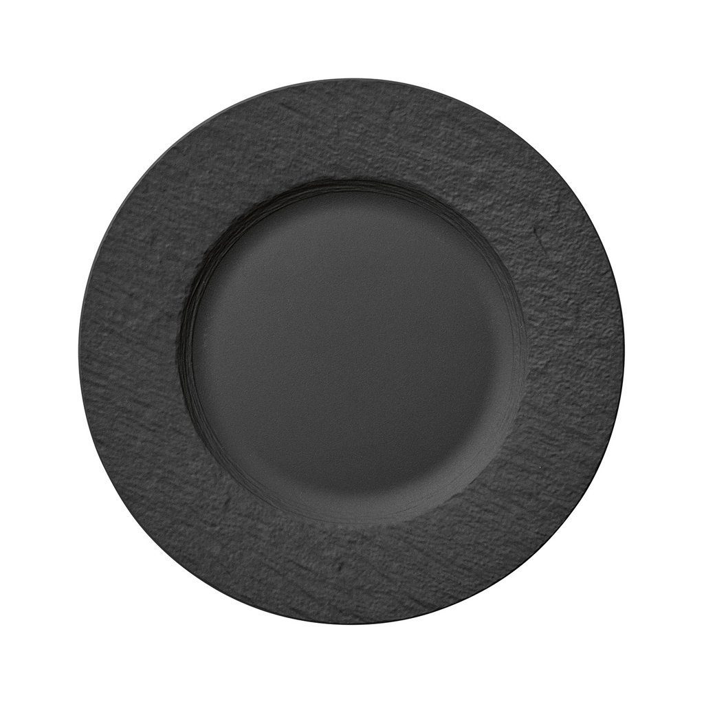 Villeroy & Boch Speiseteller Manufacture Speiseteller, (1 St), Premium Porcelain, mikrow.- & spülm.sicher, Made in Germany