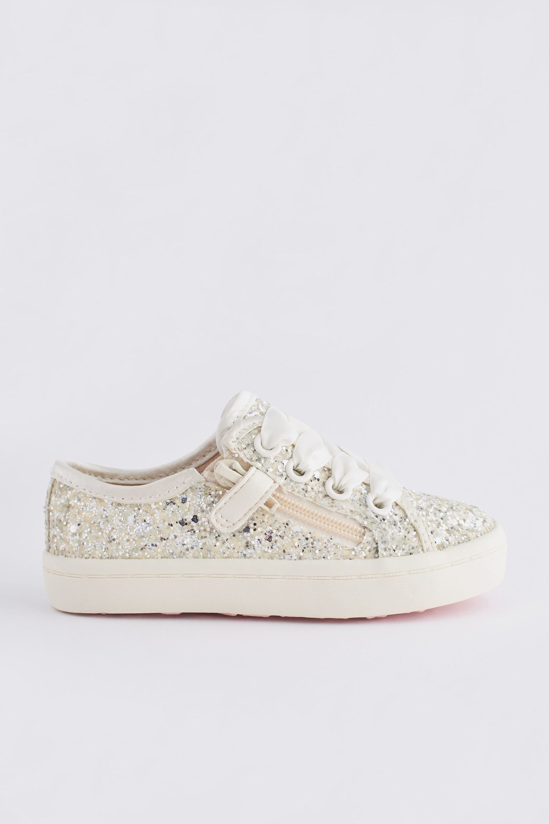 Brautjungfern-Turnschuhe (1-tlg) Glitzer Sneaker Next Festliche mit