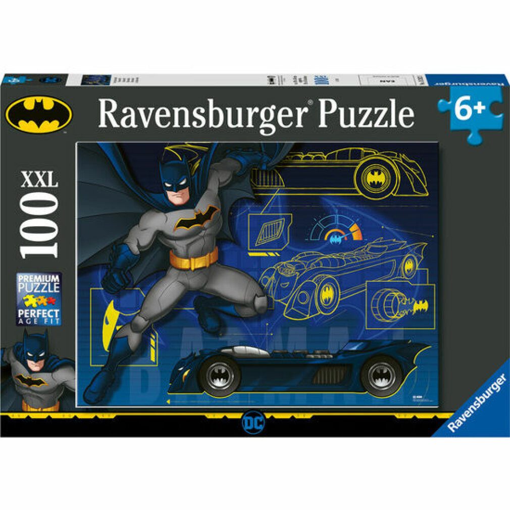 Ravensburger Puzzle DC Comics Batman XXL-Puzzle 100Stück, Puzzleteile
