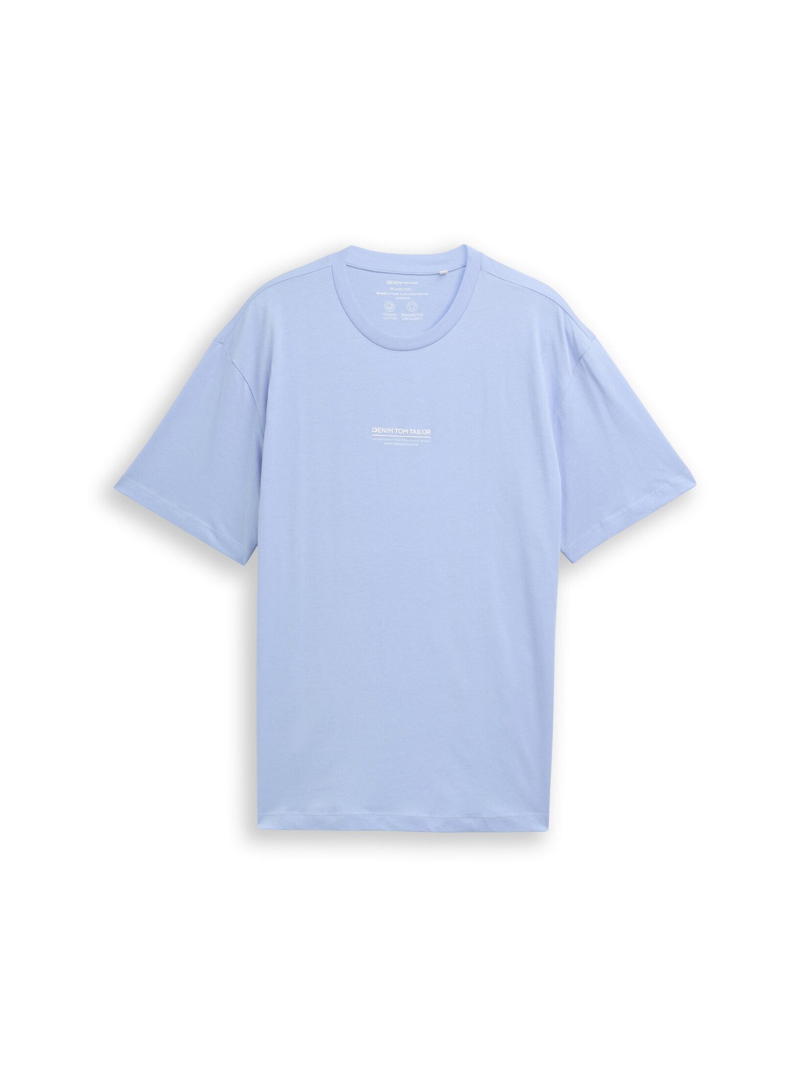 TOM TAILOR Denim T-Shirt T-Shirt (im Einserpack) Relaxed Fit T-Shirt aus Baumwolle