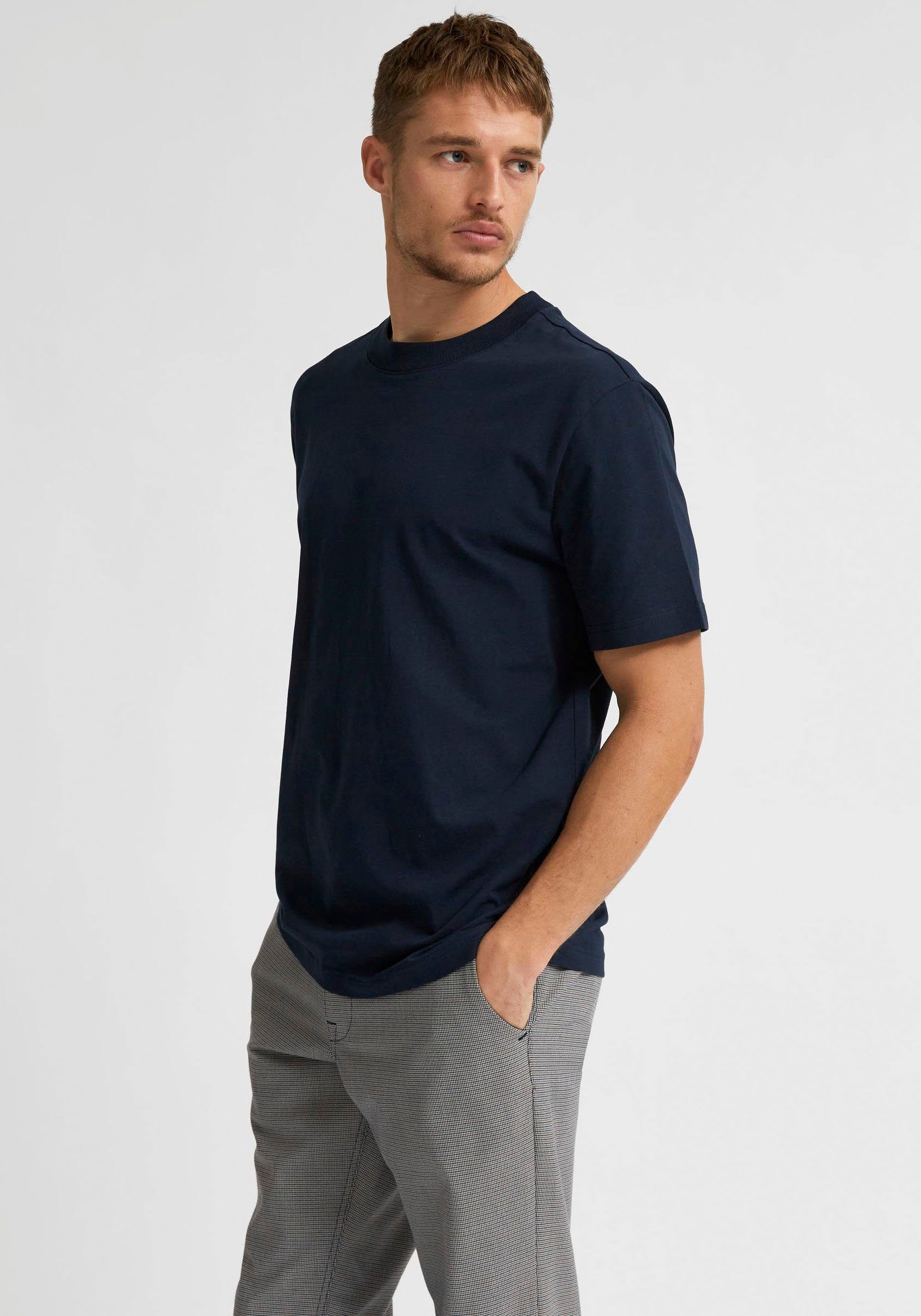 SELECTED HOMME Rundhalsshirt SE T-Shirt