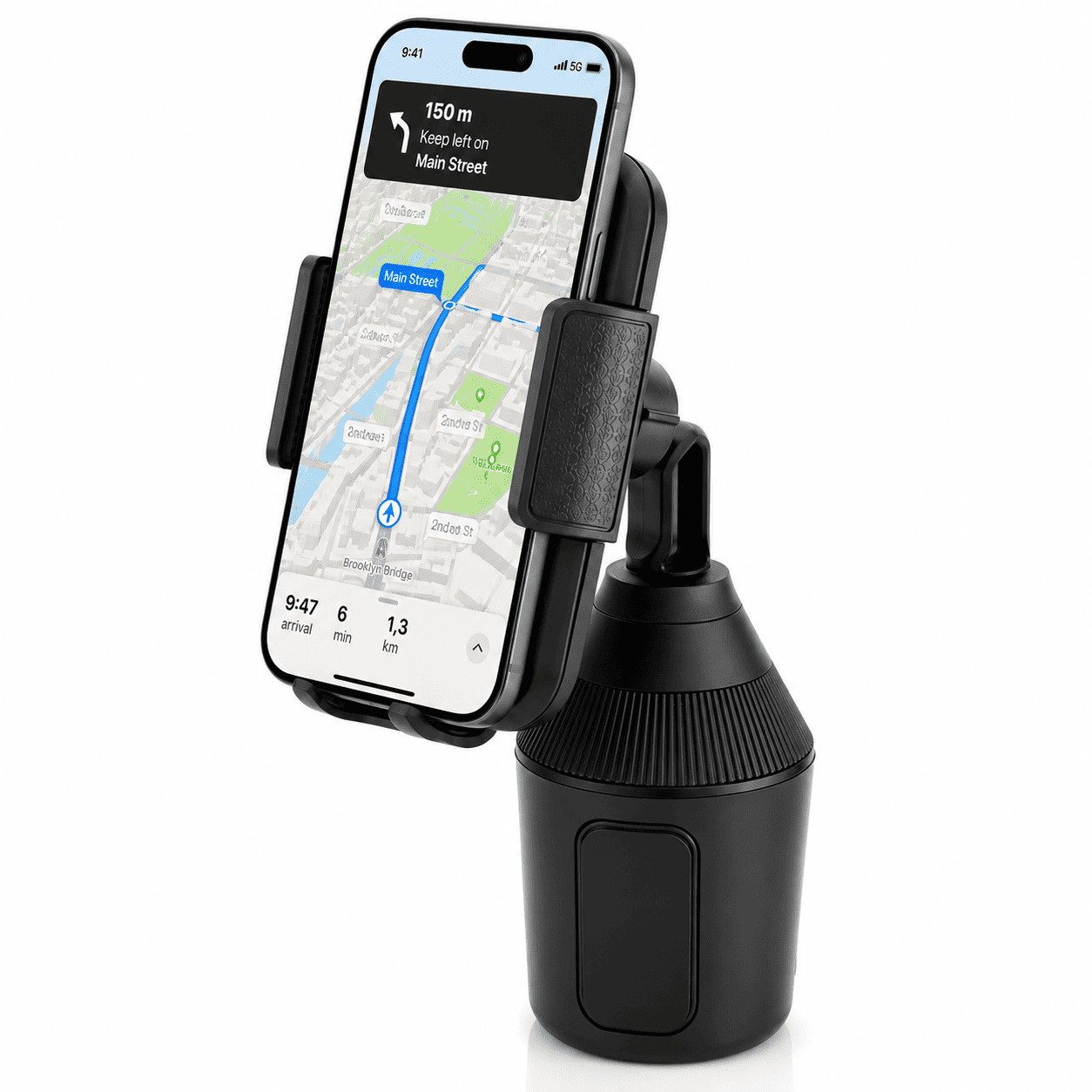 MidGard Smartphone-Halterung Autohalterung für KFZ-Getränkehalter, Cup Mount für Handy, Navi, (bis 7 Zoll)