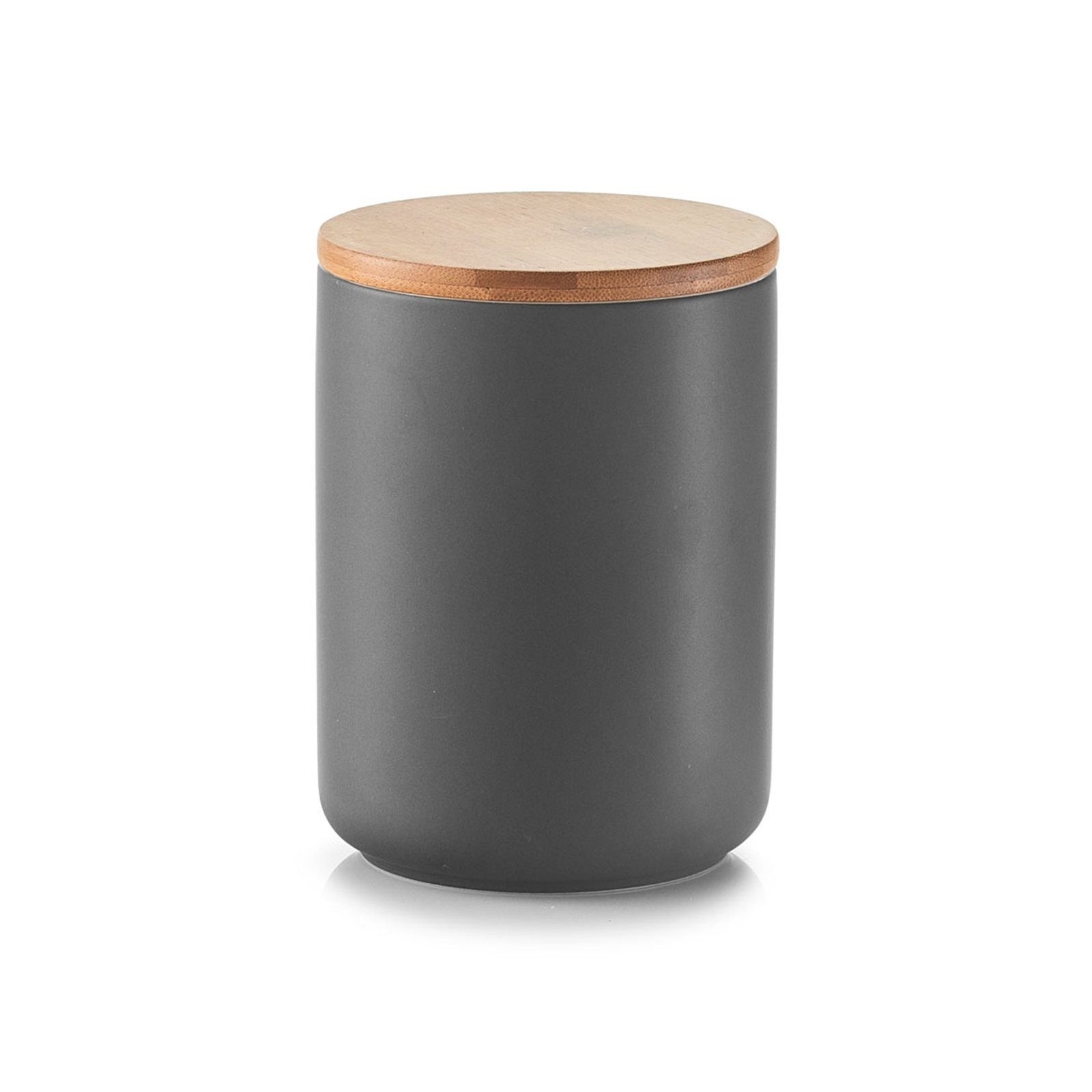 Neuetischkultur Vorratsdose Vorratsdose mit Bambusdeckel, Keramik, (Stück, 1-tlg., 1 Vorratsdose mit Bambusdeckel ohne Dekoration), Keramikdose. € 14,55