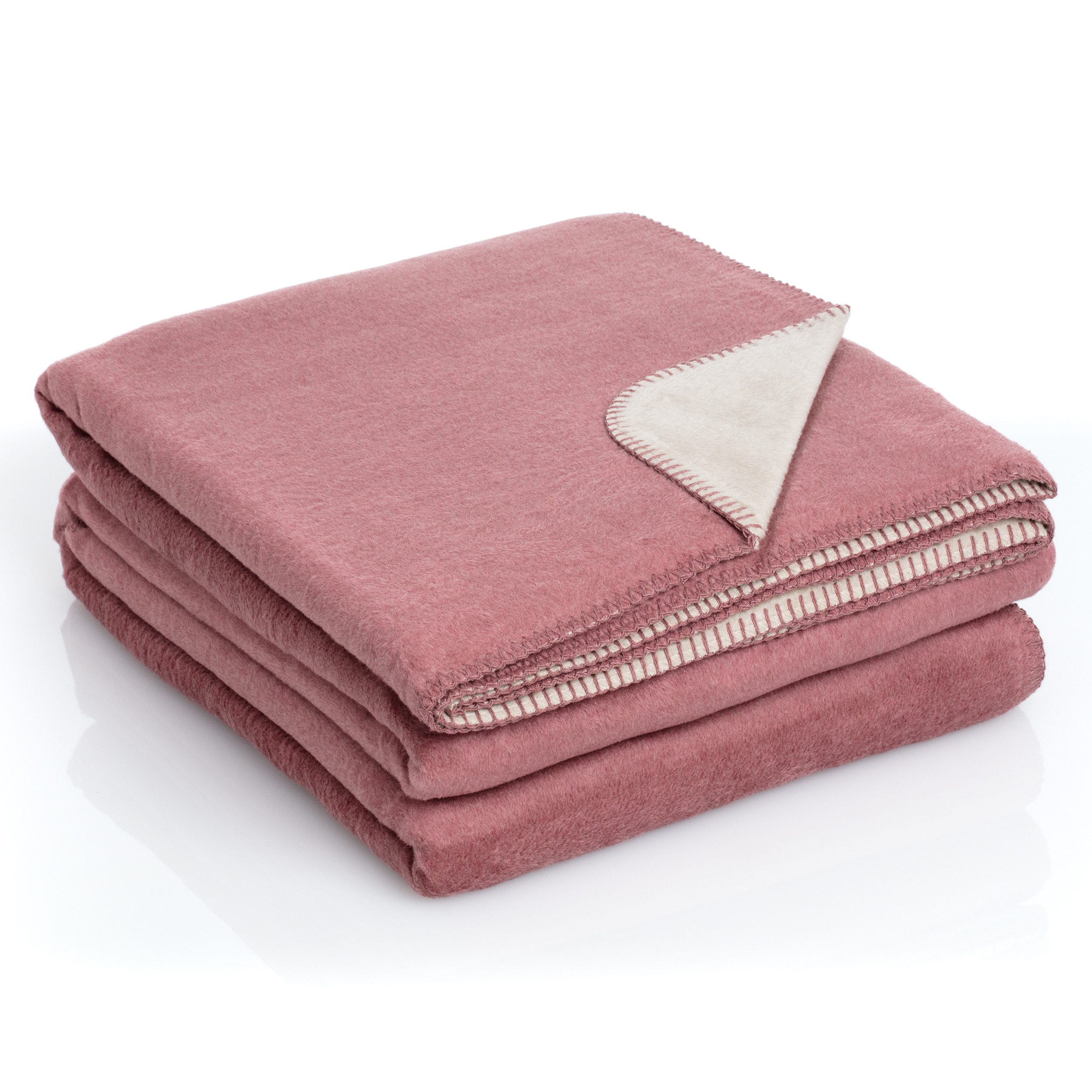 Wohndecke Moon Kuscheldecke Doubleface Baumwollmix ca 220x240cm gekettelter günstig online kaufen