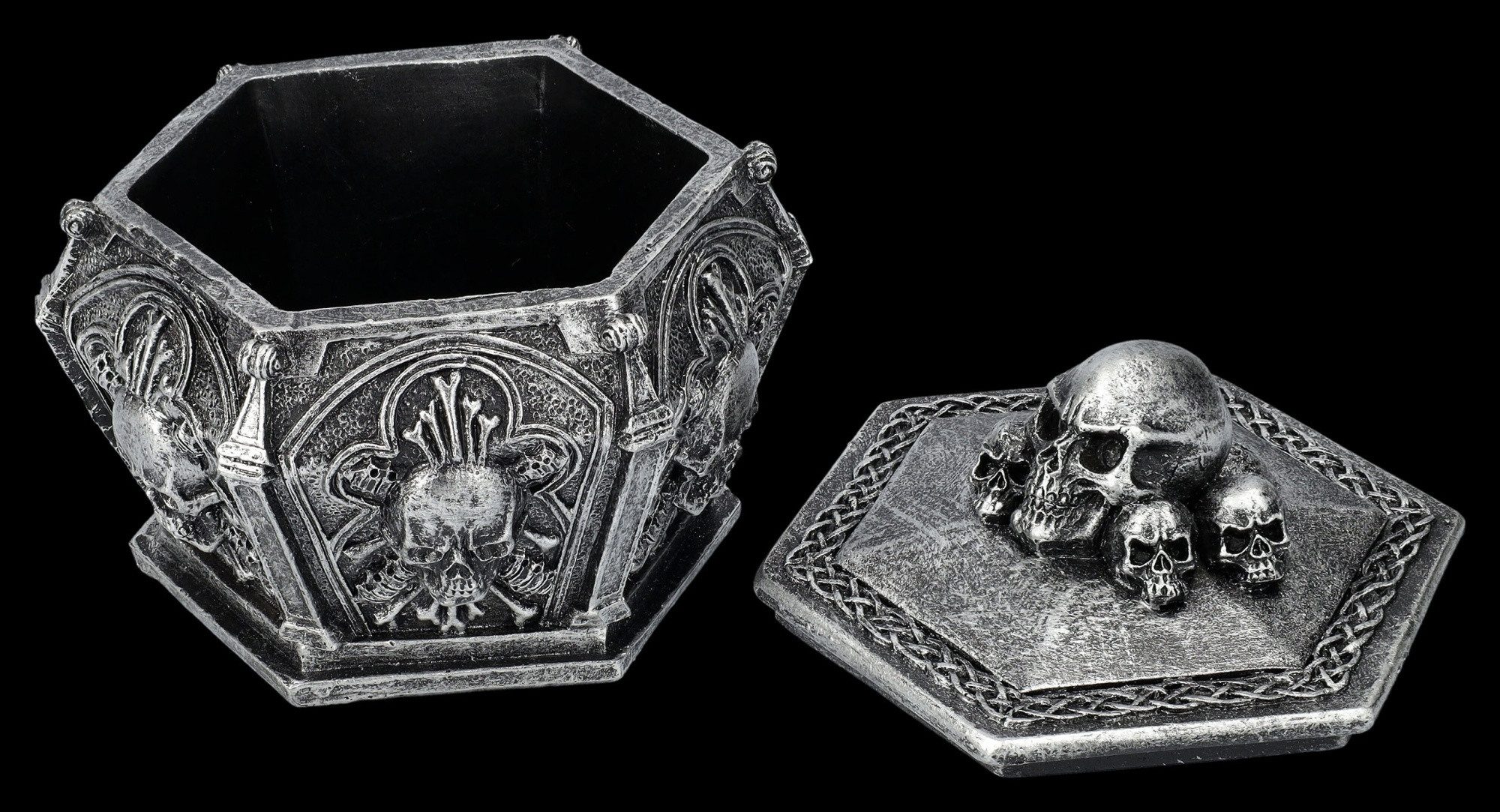 Figuren Shop GmbH Dekoobjekt Schatulle Totenkopf günstig online kaufen