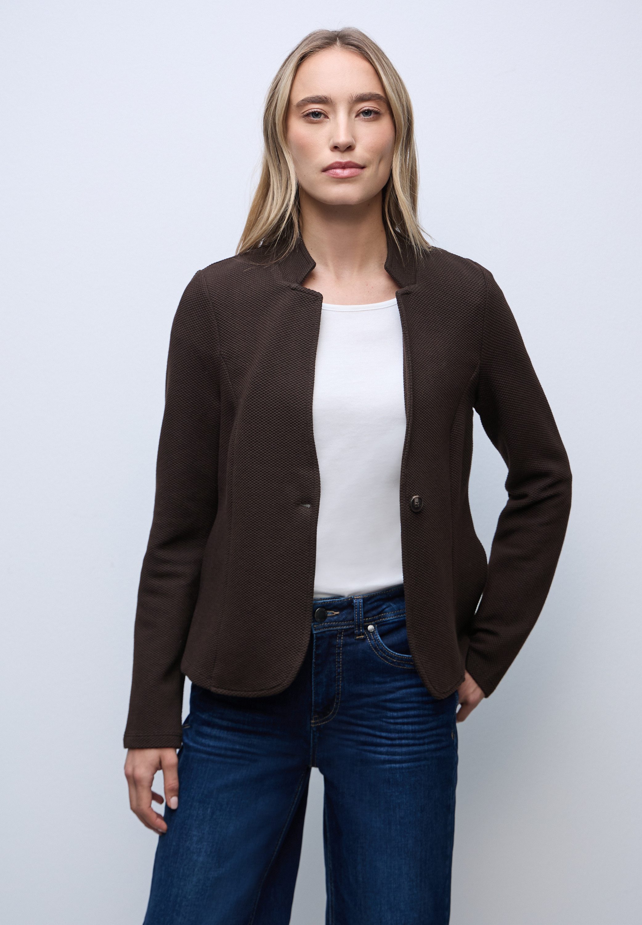 STREET ONE Kurzblazer im soften Baumwoll-Mix günstig online kaufen