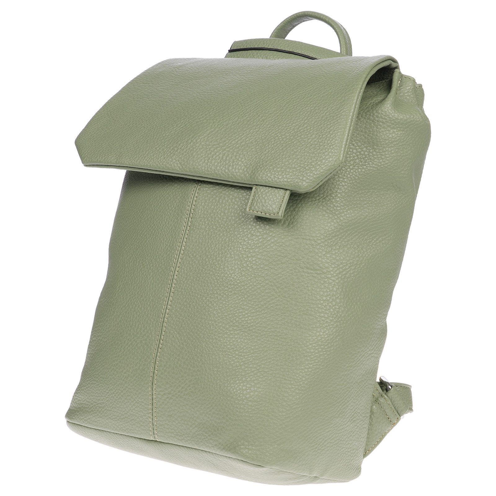 Christian Wippermann Cityrucksack Mittelgroßer Damen Rucksack Leder Optik PU (1 tlg, 1-tlg), Kurier Rollup Bag
