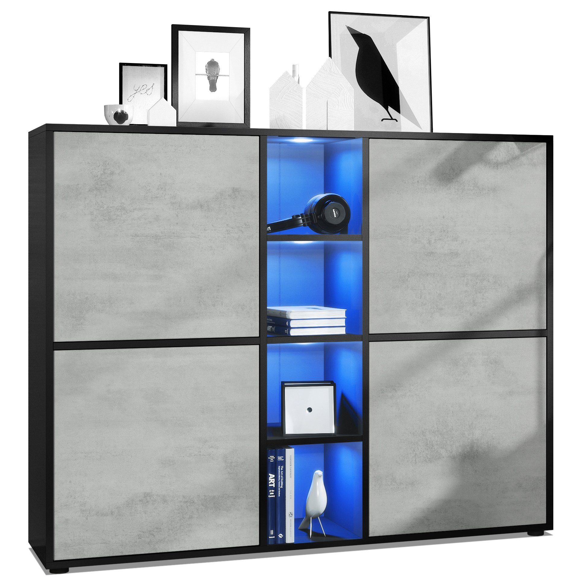Vladon Highboard Cuba V3 (Highboard, mit günstig online kaufen