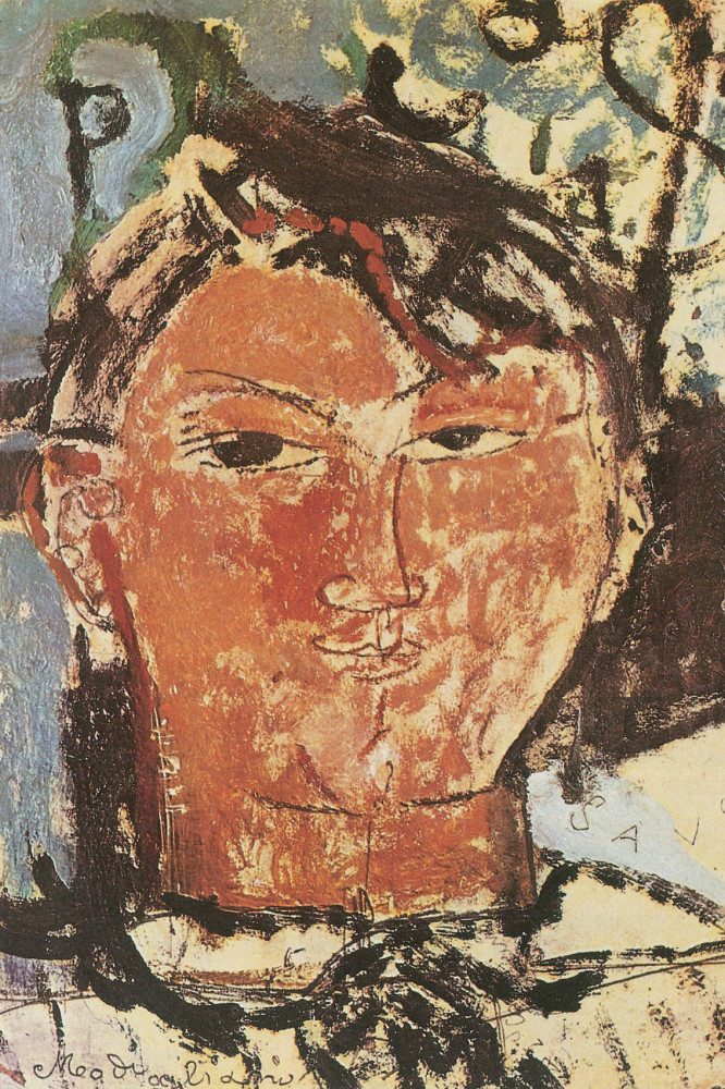 1art1 Kunstdruck Amedeo Modigliani Kunstdruck Bild - Bildnis Pablo Picasso