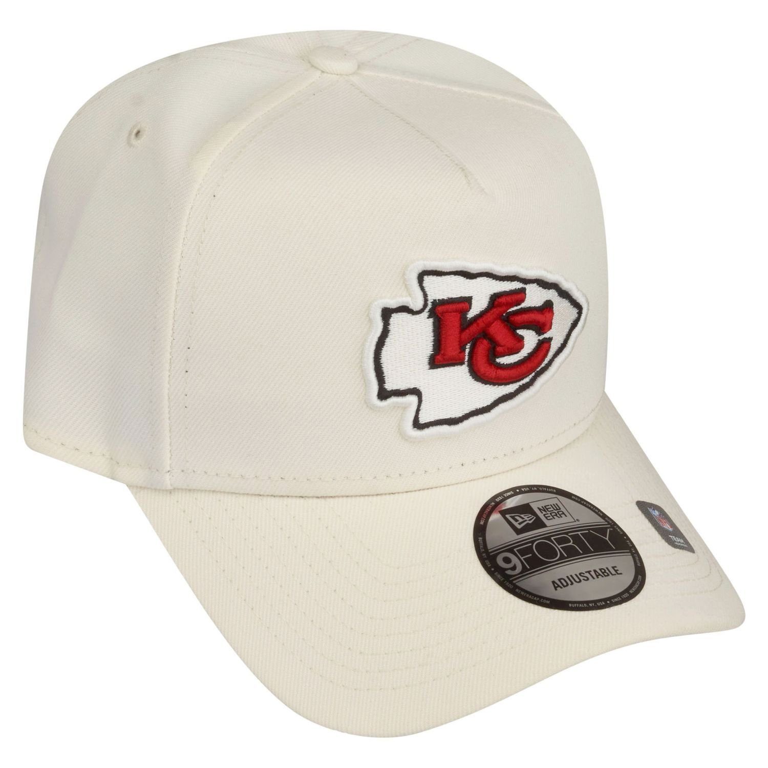 New Era Trucker Cap 9Forty Kansas Chiefs white NFL City TEAMS chrome AFrame Trucker