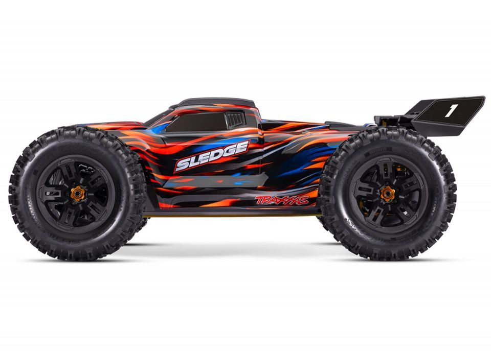 Traxxas RC-Auto Traxxas Sledge 1:8 Monster Truck RTR 4WD belted VXL-6S orange Brushles