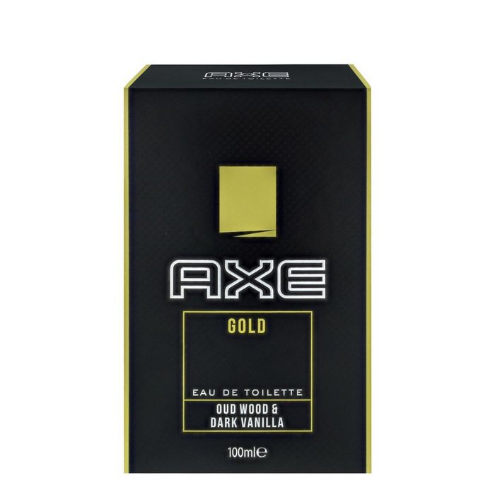 axe Parfümzerstäuber 3 x Axe Gold Oud Wood & Dark Vanilla Eau de Toilette je 100ml EdT for men Parfum
