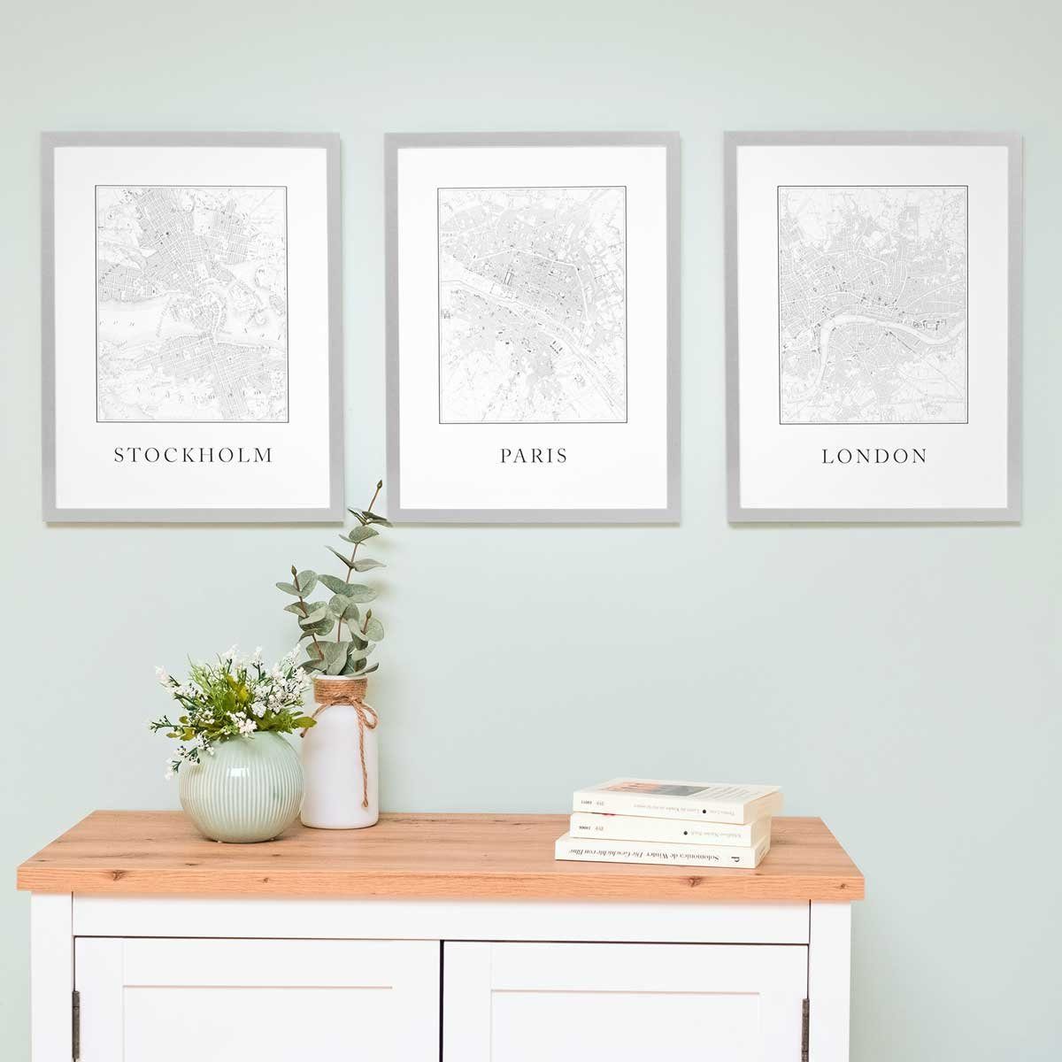 PHOTOLINI Bilderrahmen 3er Set, stabiles MDF-Holz, günstig online kaufen