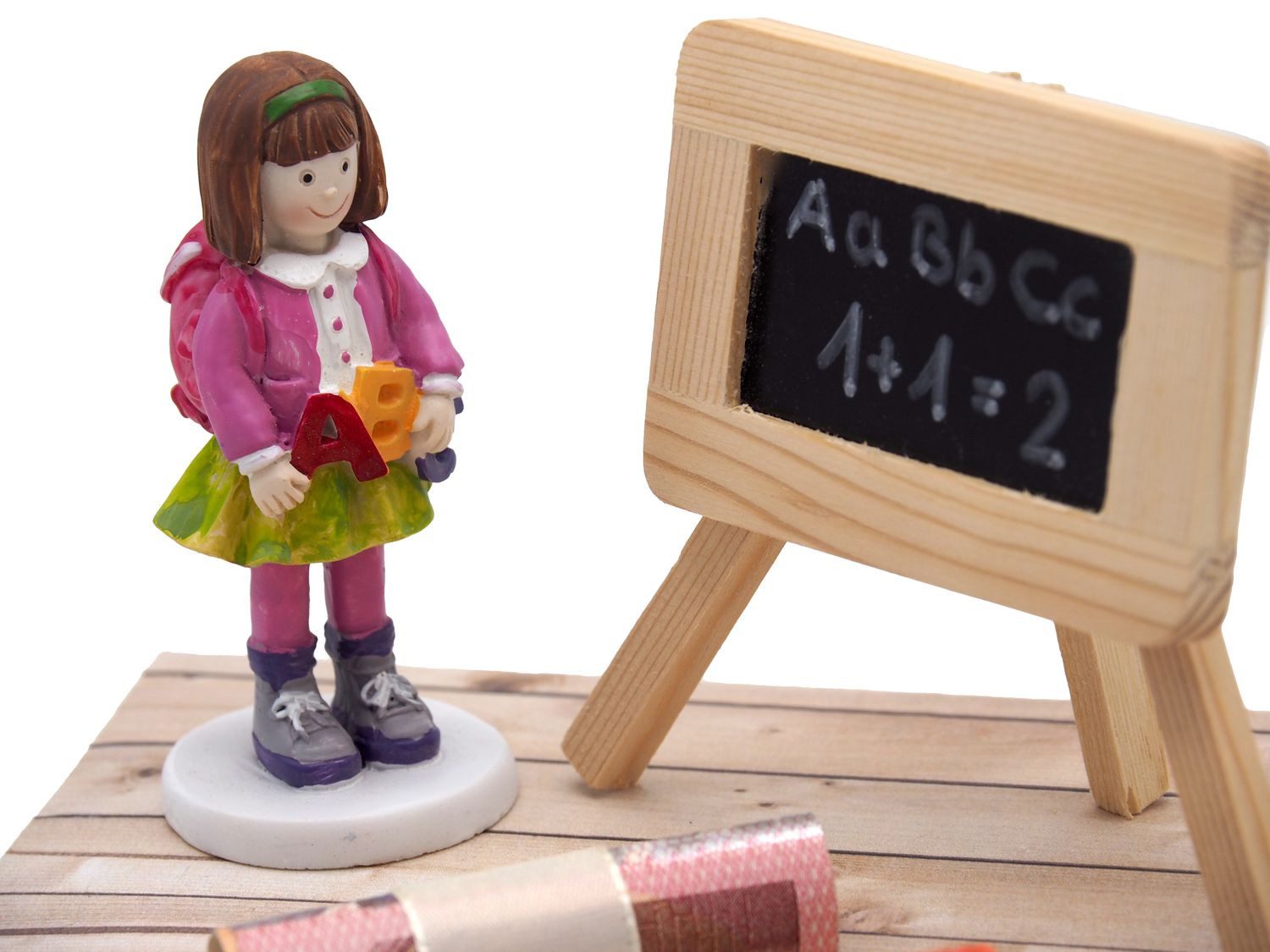 ZauberDeko Geschenkbox Geldgeschenk Geschenk Schulanfang Schule Einschulung Mädchen Schultüte