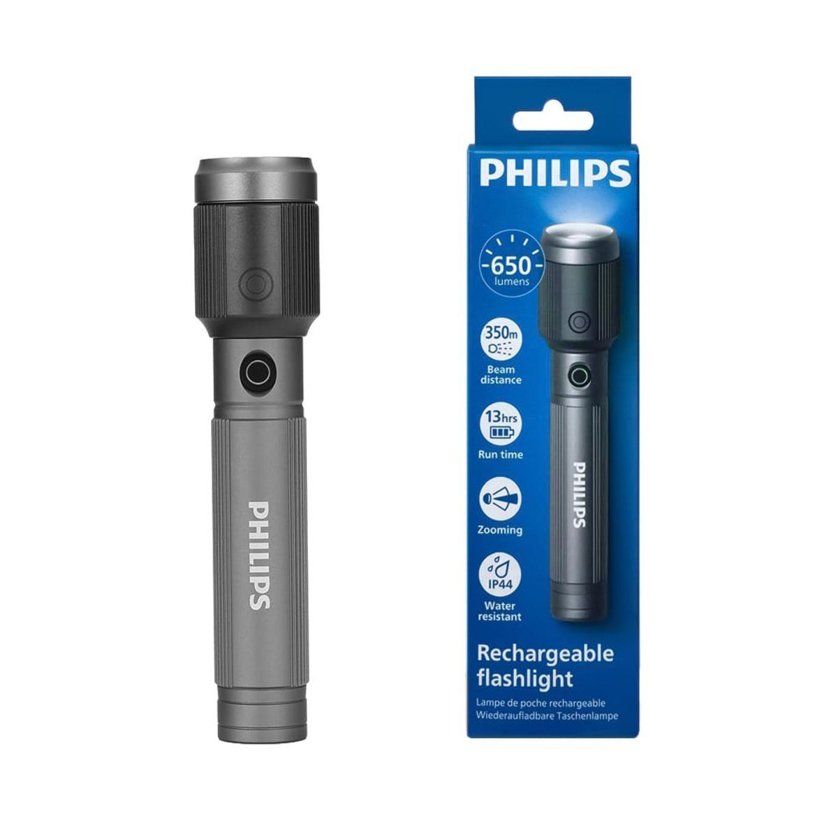 Philips Taschenlampe Philips Taschenlampe LED 15W 2000mAh Aluminium SFL2141/10