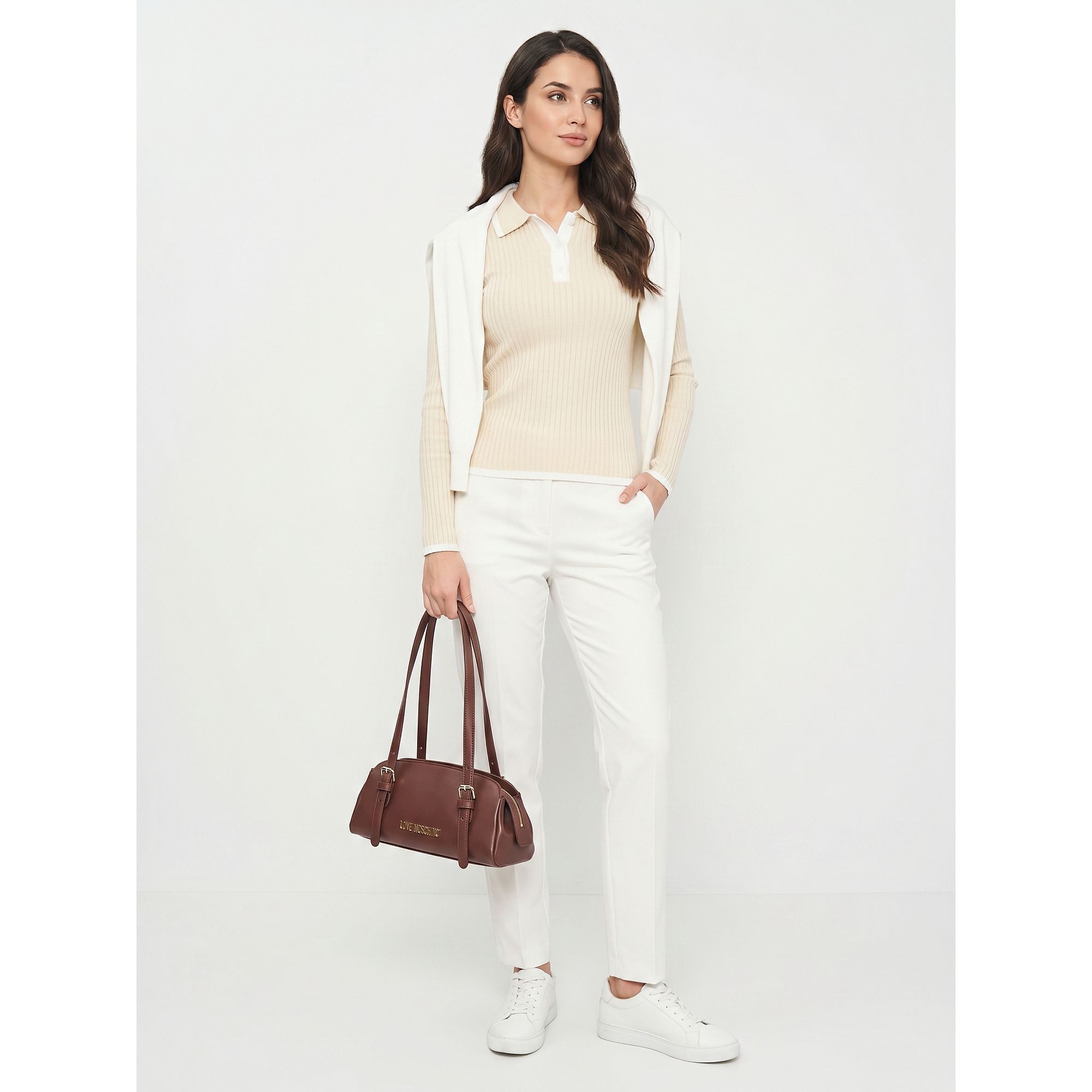 LOVE MOSCHINO Schultertasche, Polyurethan
