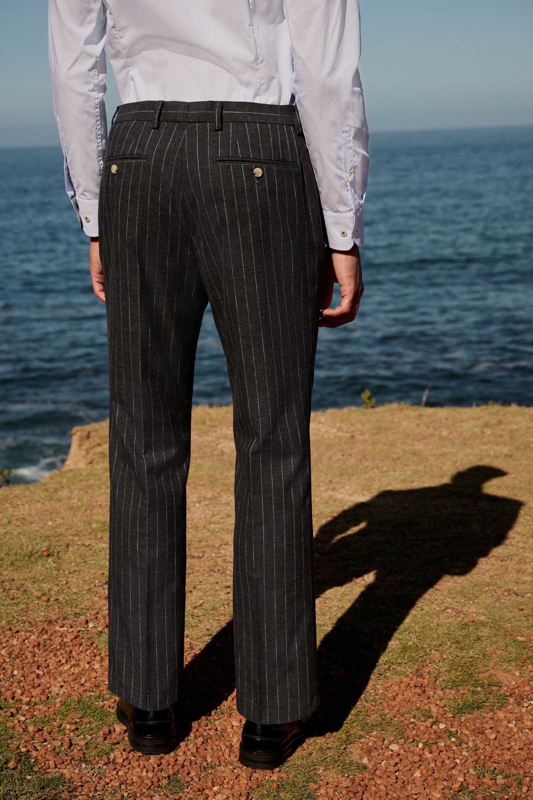 Next Anzughose Slim Fit Anzughose mit günstig online kaufen