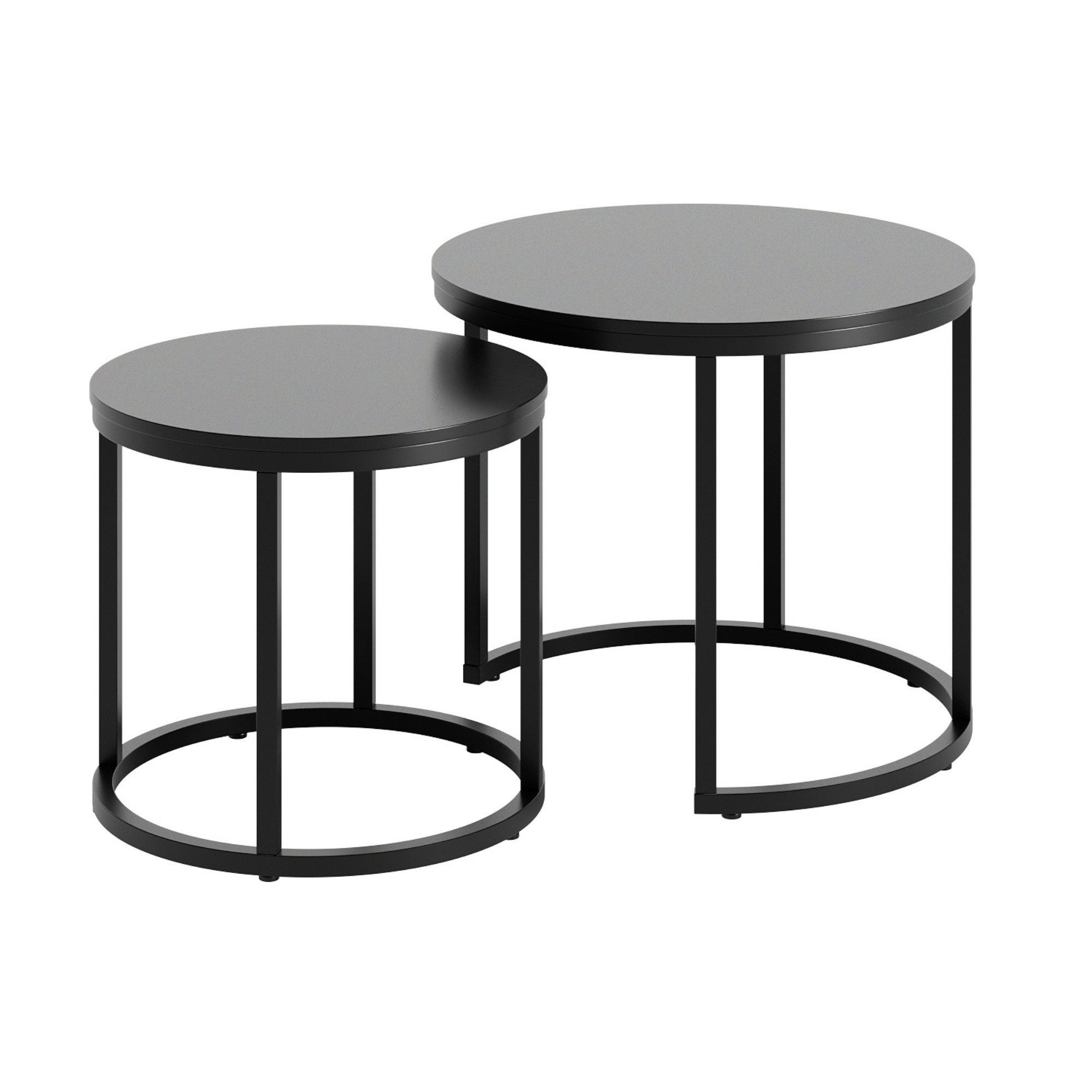 Home Collective Couchtisch Kleiner 2er Set aus Holz, Wohnzimmertisch Modern günstig online kaufen