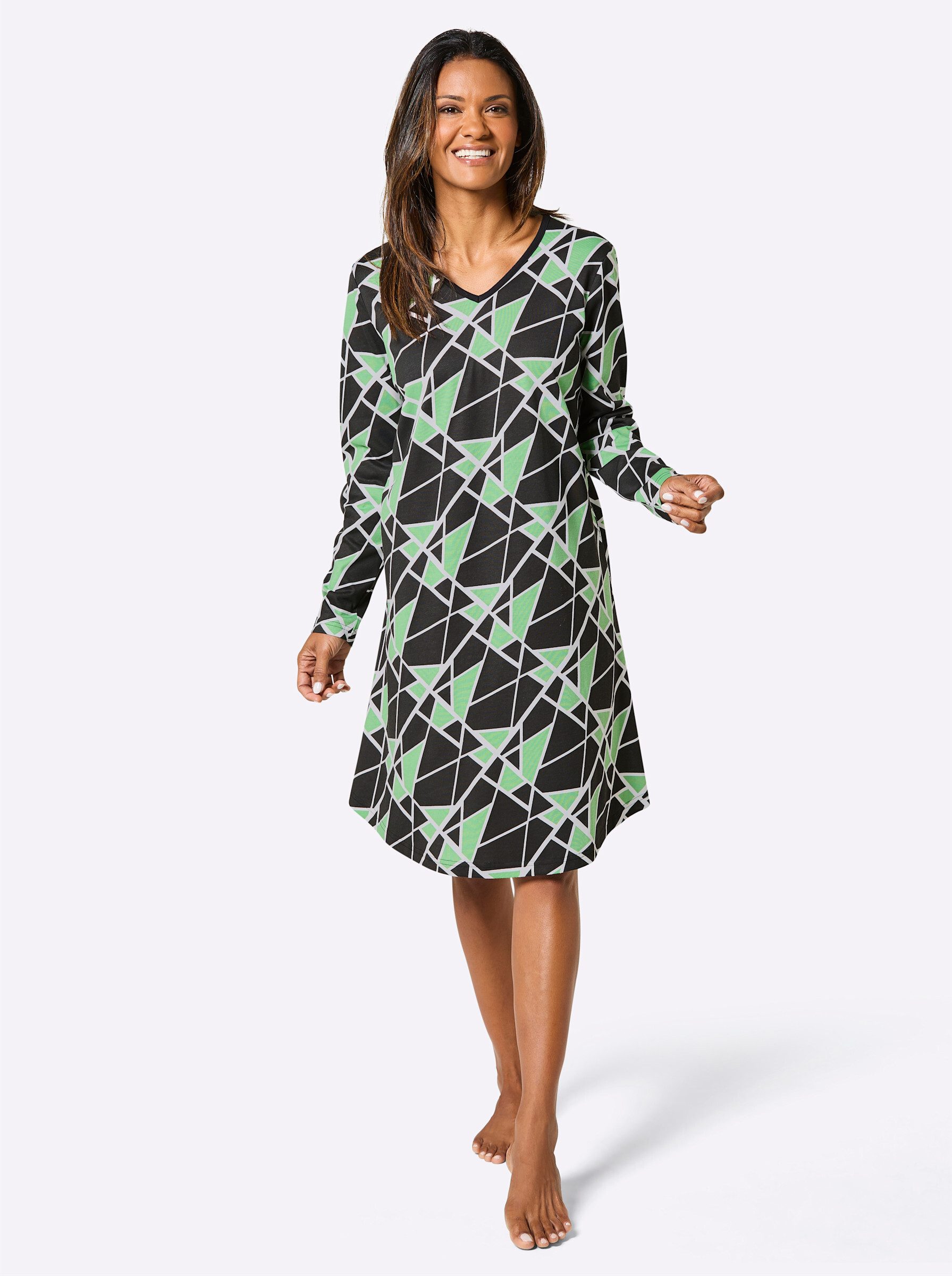 Witt Sleepshirt Sleepshirt Langarm