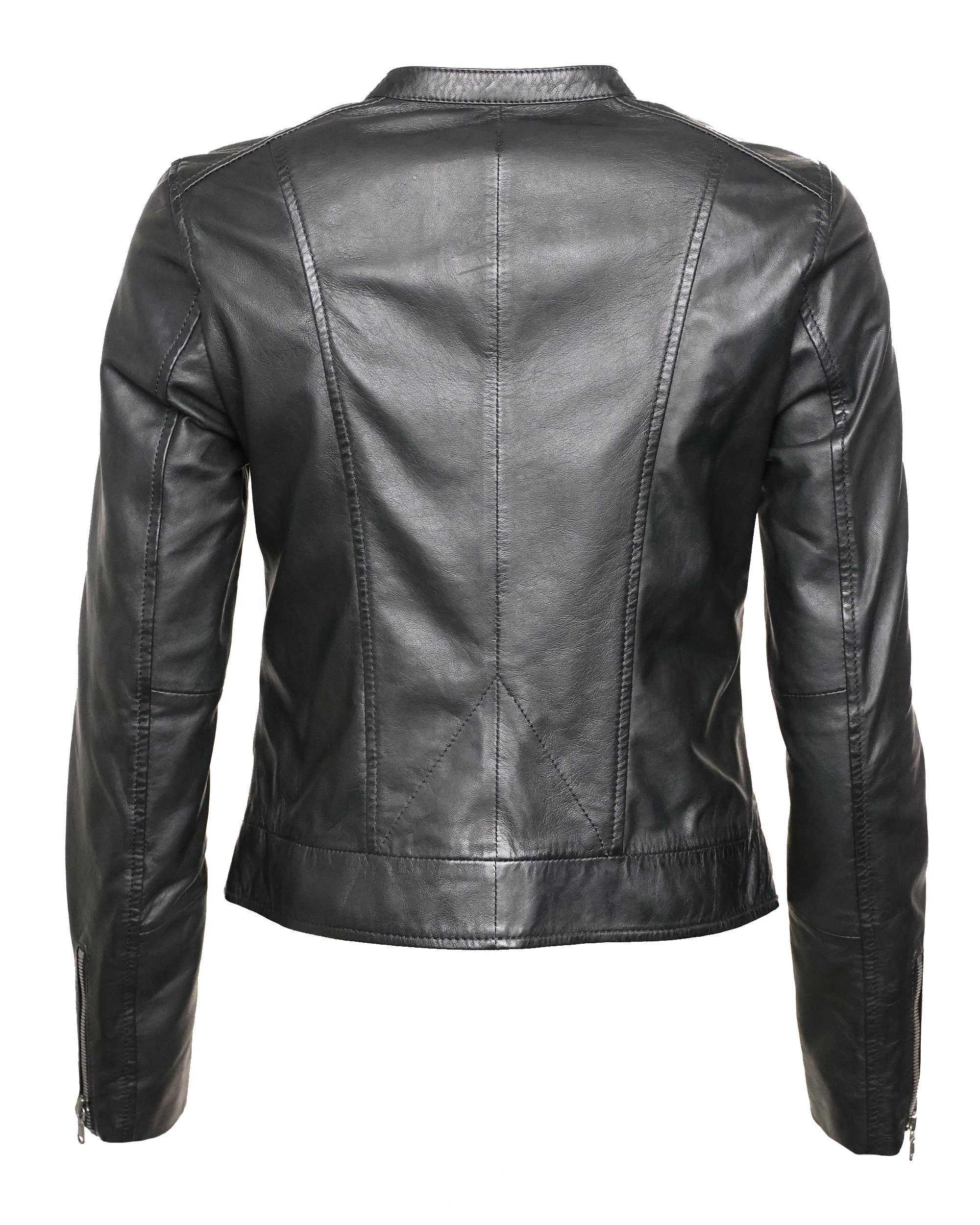 4202166 black Lederjacke Maze