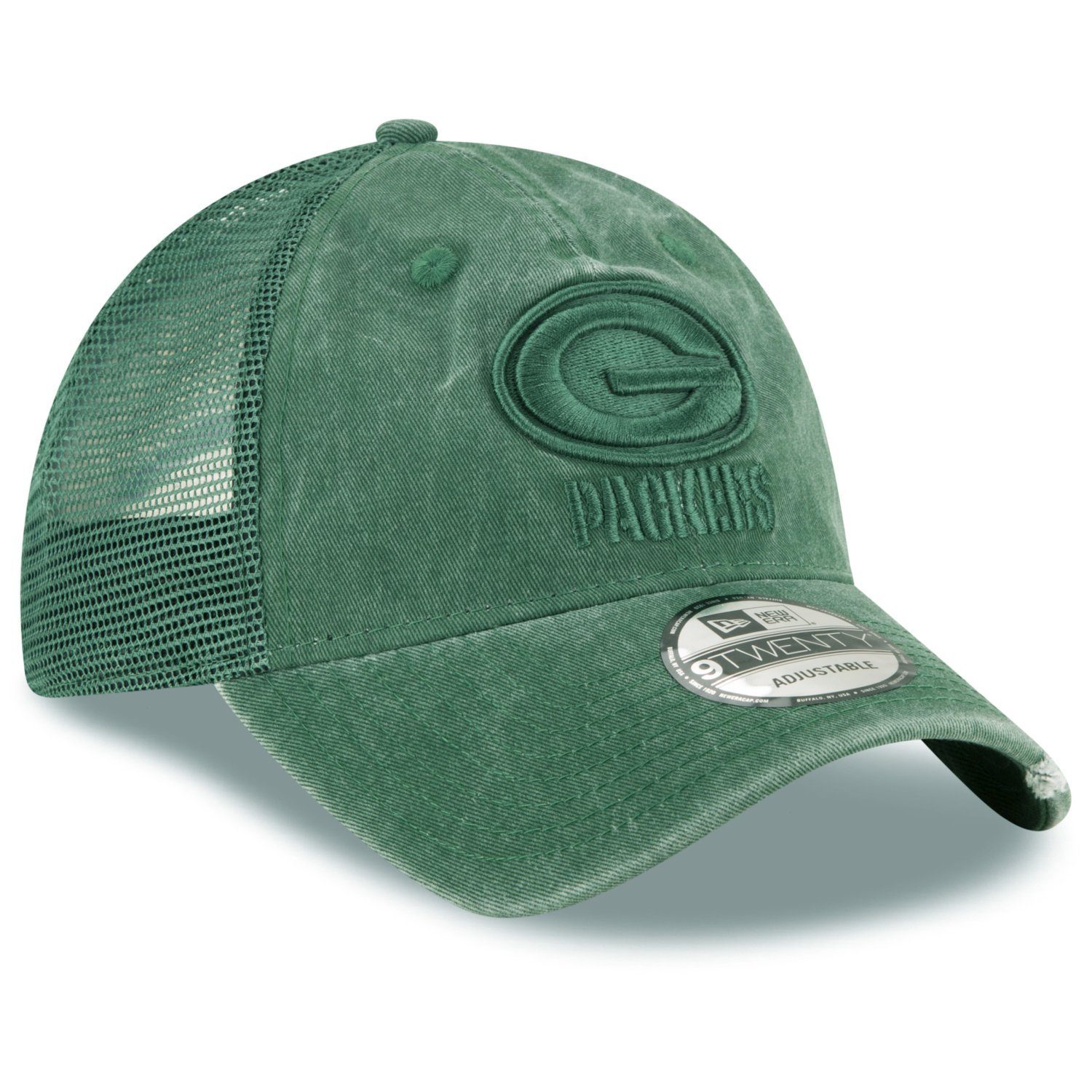 Trucker New Packers Teams 9Twenty Era Cap Green WASHEDLOOK Bay Trucker NFL