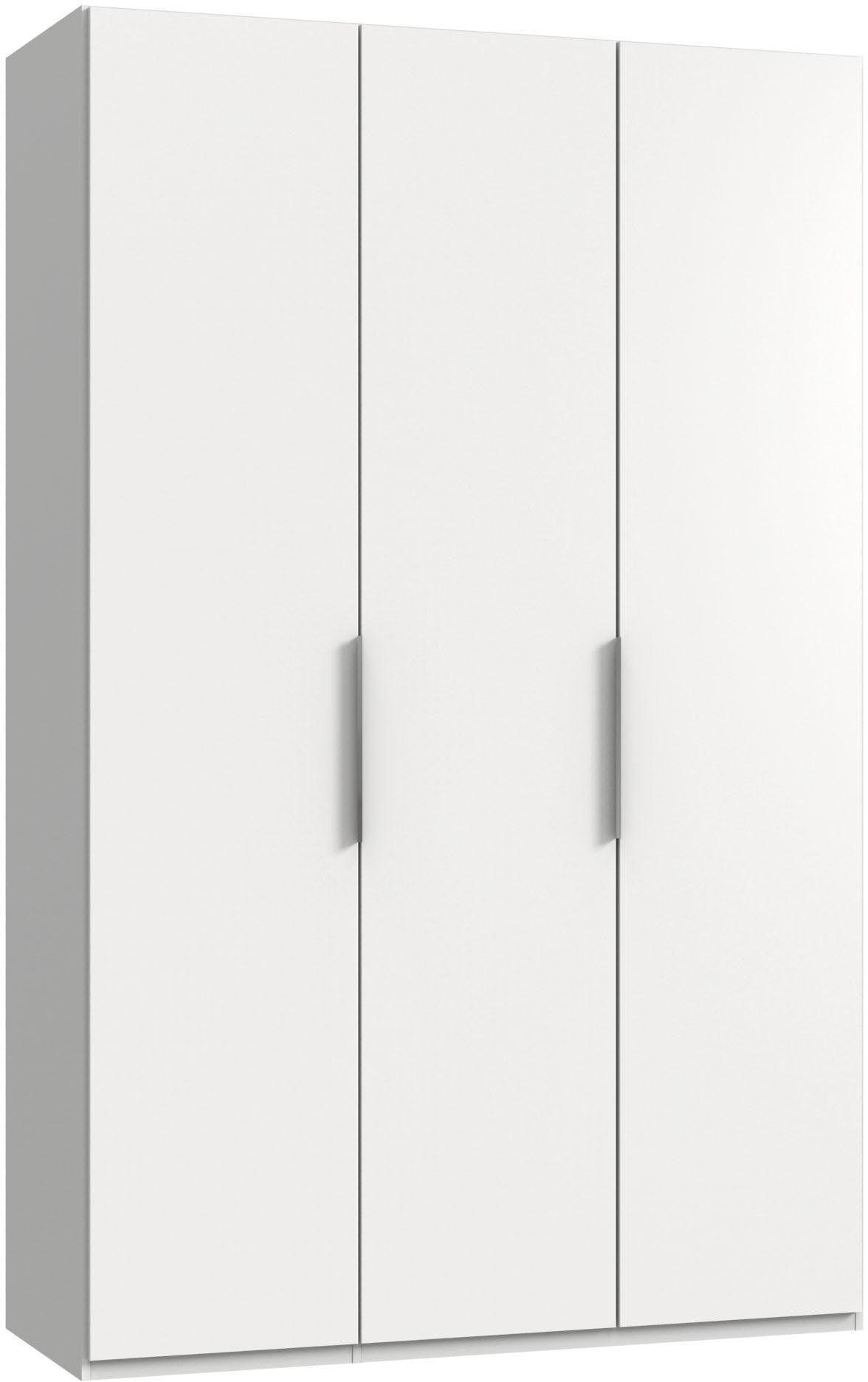 Wimex Kleiderschrank weiß (Level, 150x58x236cm Level 3-türig Kleiderschrank)