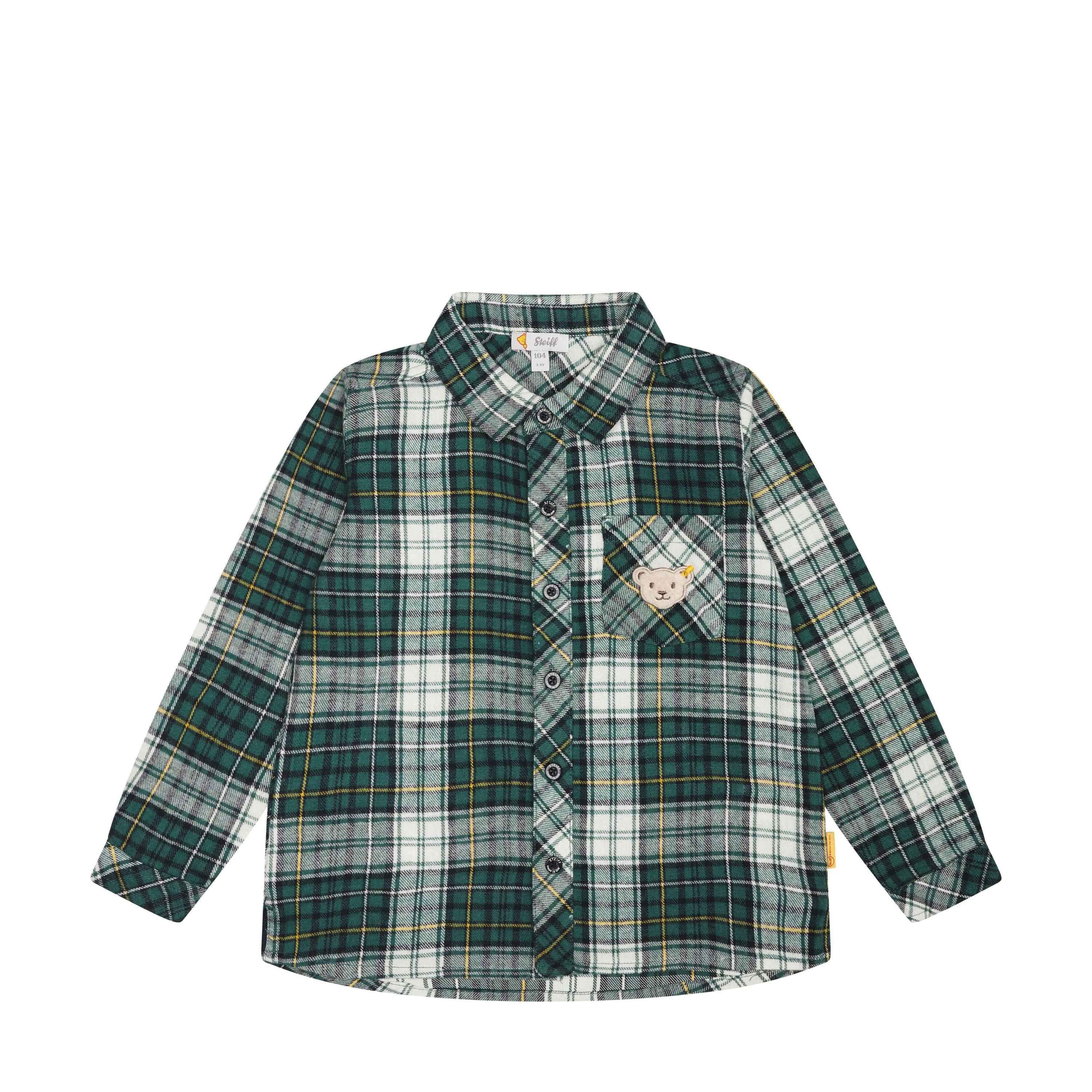 Steiff Camicia Bambini A Maniche Lunghe – Classica, Leggera, Morbida, Con Piccolo Orso Teddy, Lavabile In Lavatrice, Per Ogni Occasione - 2