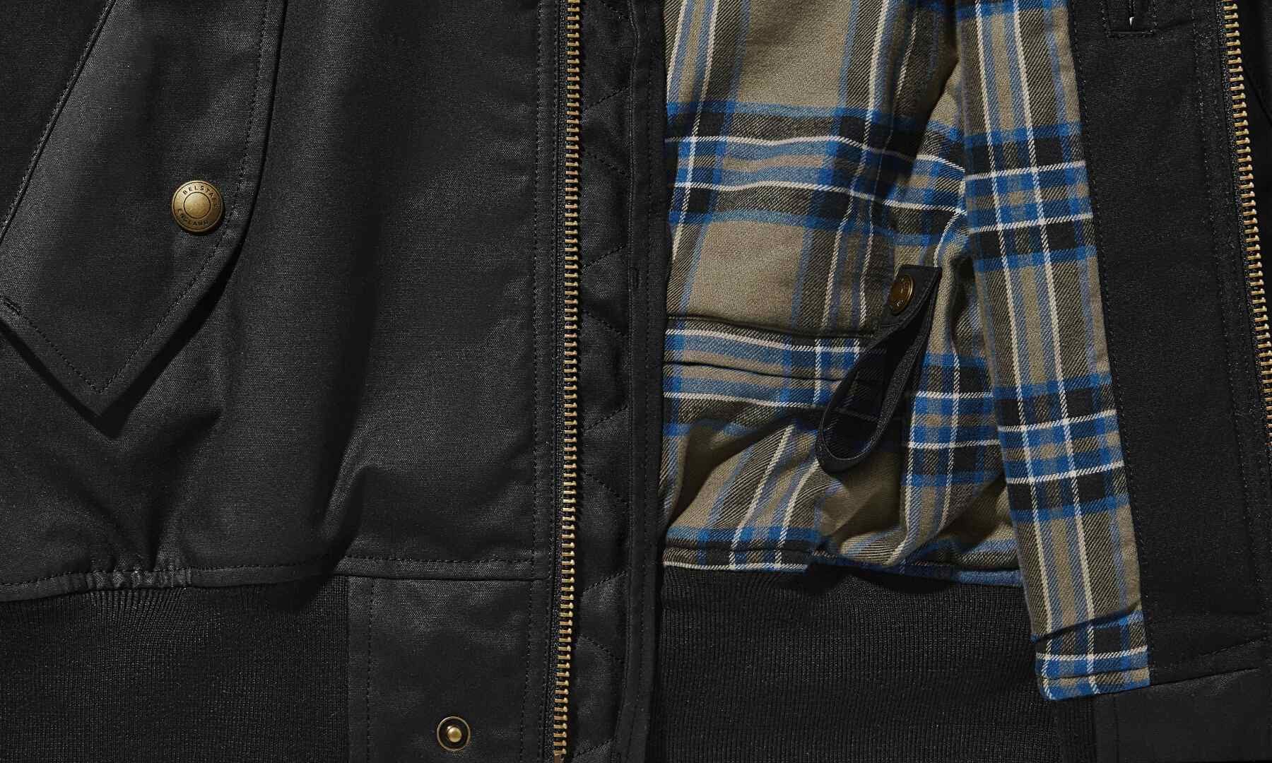 Belstaff Motorradjacke Brecon Motorrad Wachsjacke protektoren
