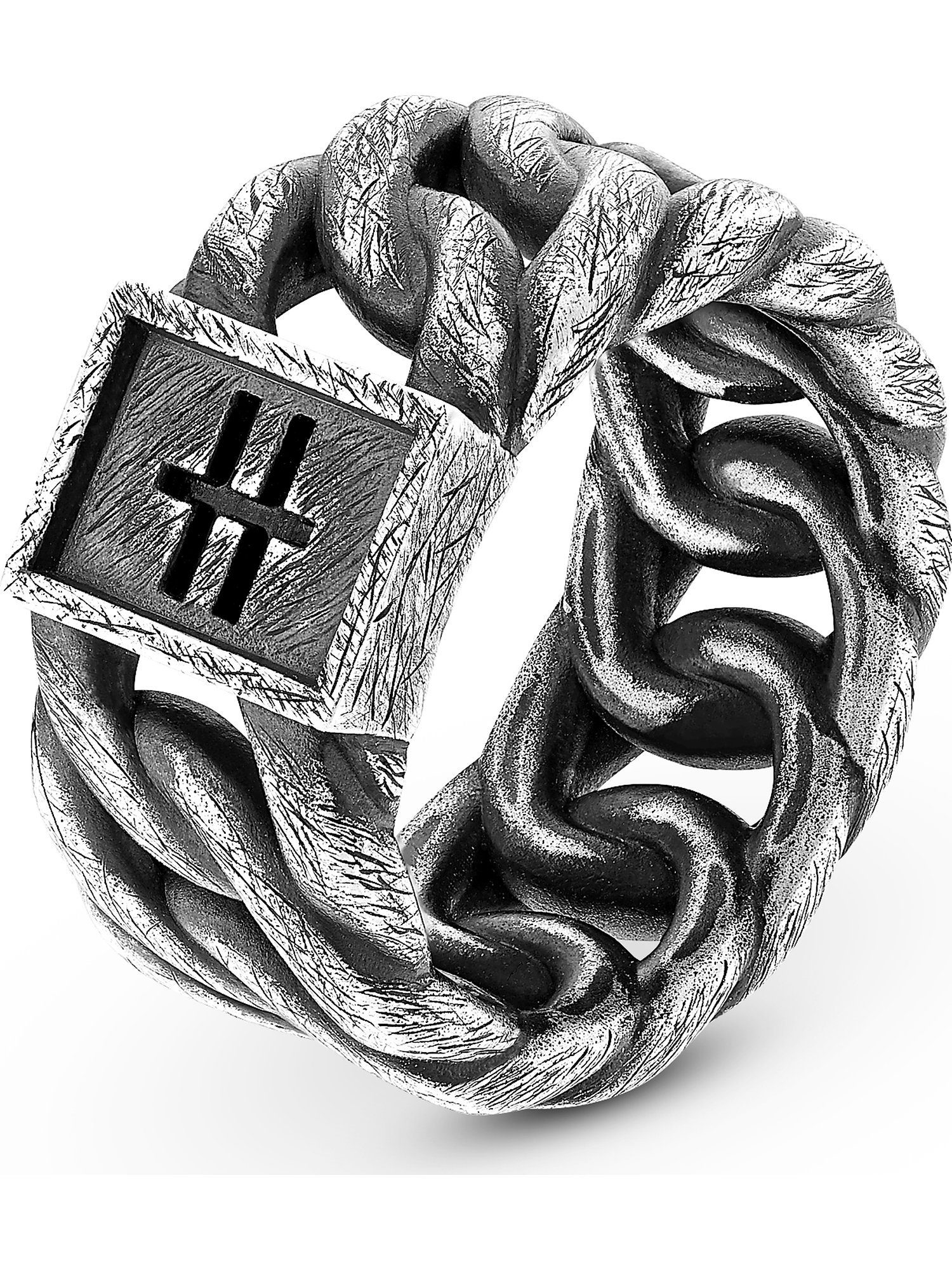 UNSAME Fingerring UNSAME Herren-Herrenring 925er Silber