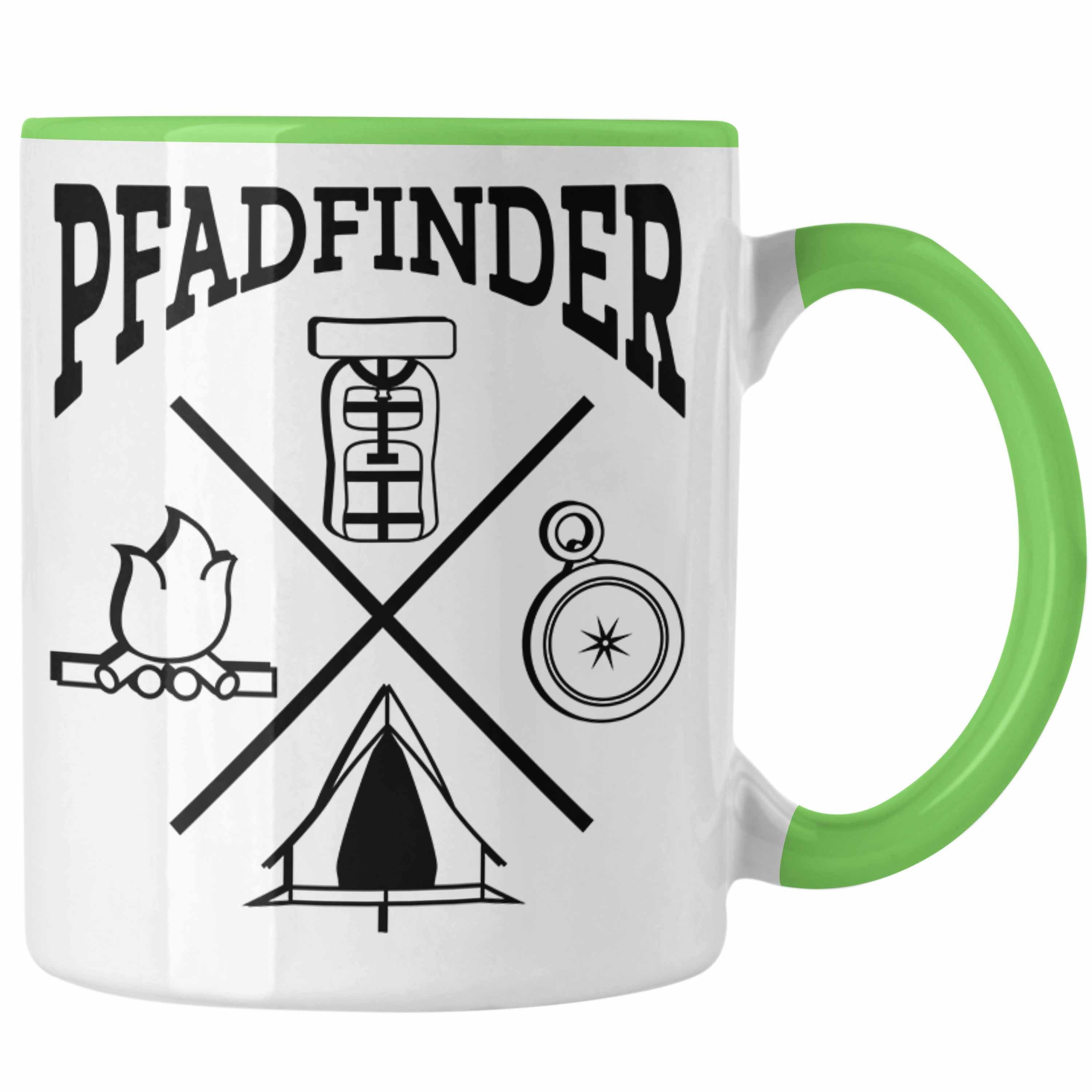 Trendation Tasse Pfadfinder Tasse Geschenk Lustige Geschenkidee Für Pfadfinder Grün