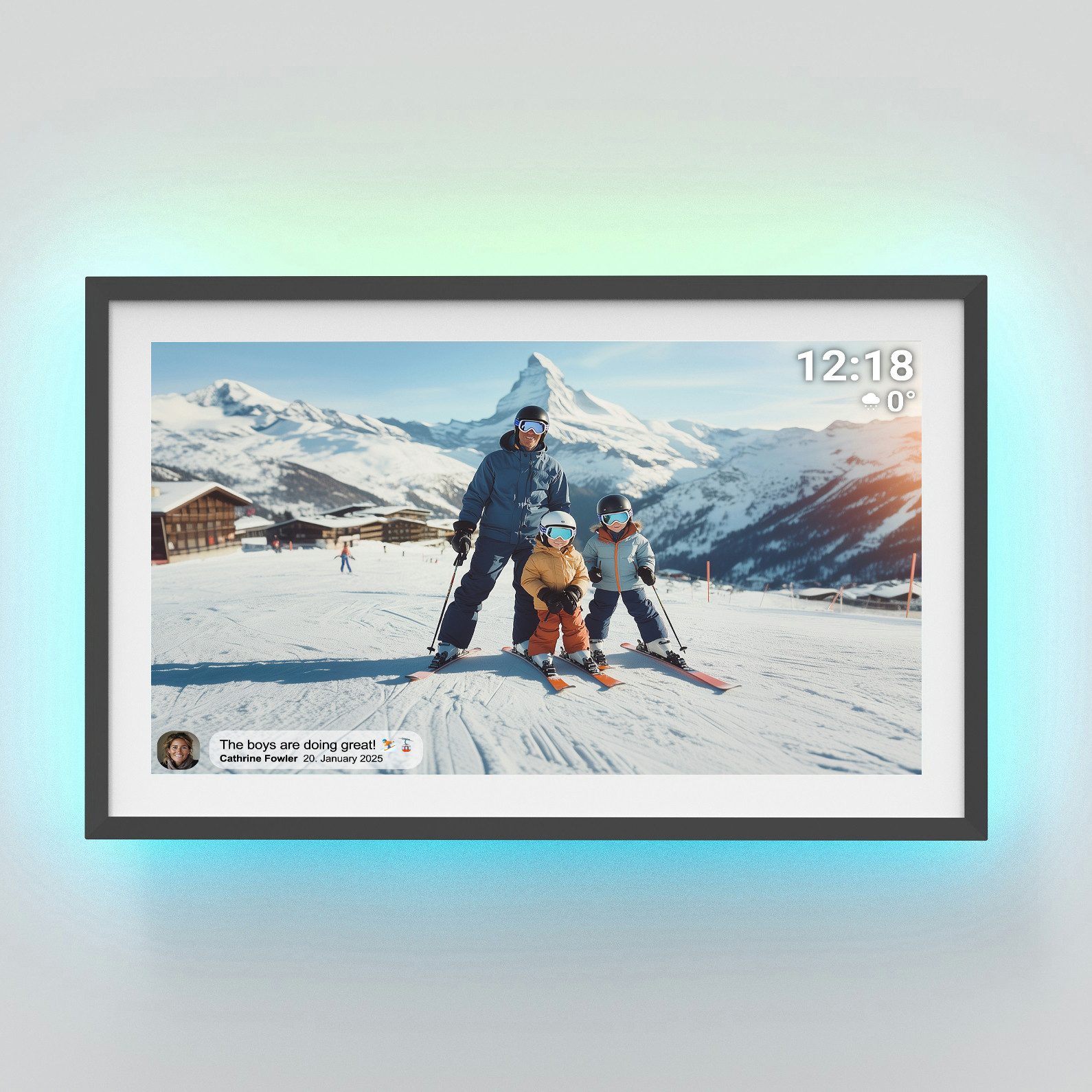 Denver PFF-1081 Digitaler Bilderrahmen (25.7 cm/10.1 ", 16 GB)