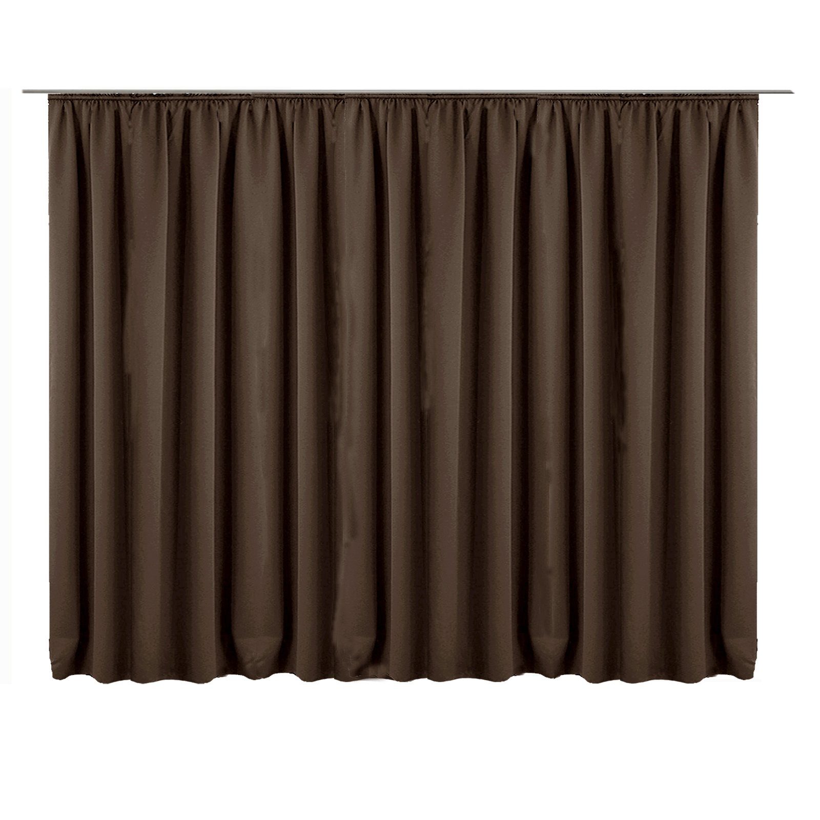 JEMIDI Gardine Vorhang blickdicht, 300x245cm, Kräuselband, günstig online kaufen