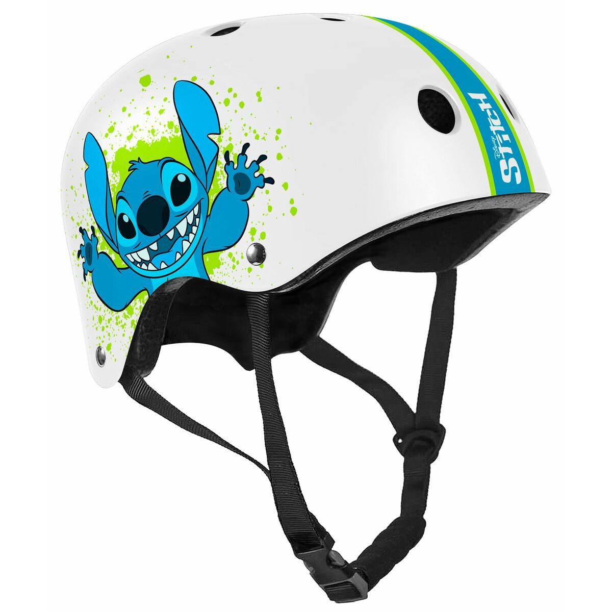 Disney Fahrradhelm Disney Kinderhelm Stitch Weiß