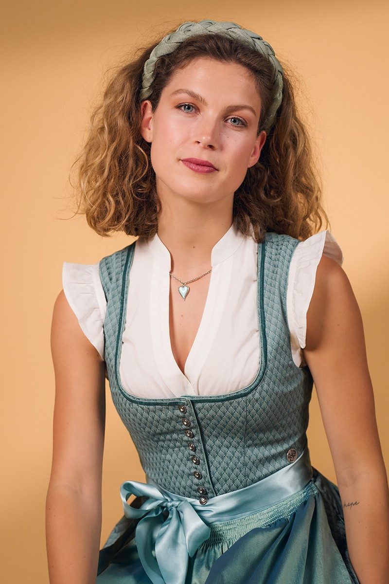 MARJO Dirndl Midi Dirndl 2tlg. - ESLARN II - petrol mehr