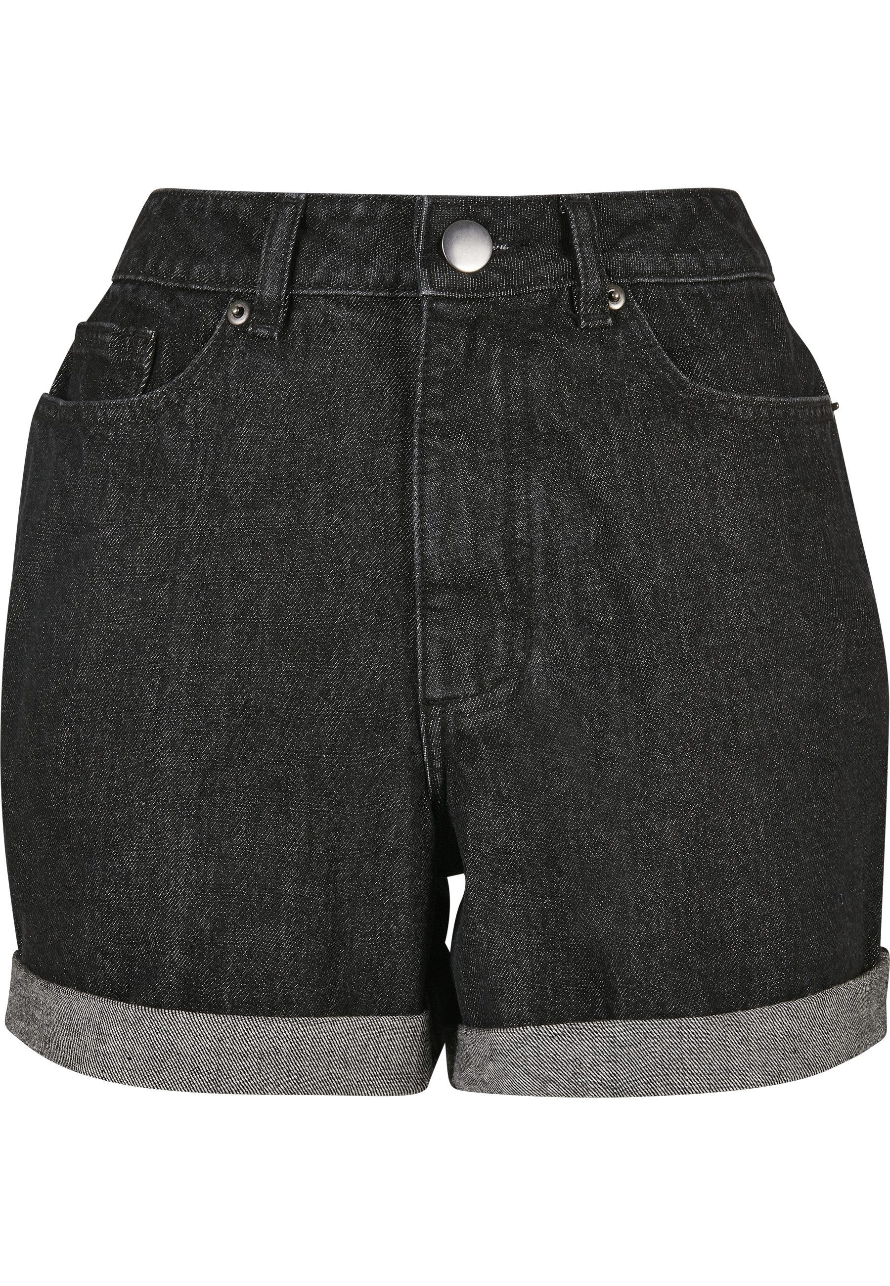Stoffhose Urban Classics Damen Ladies High Waist Boyfriend Shorts