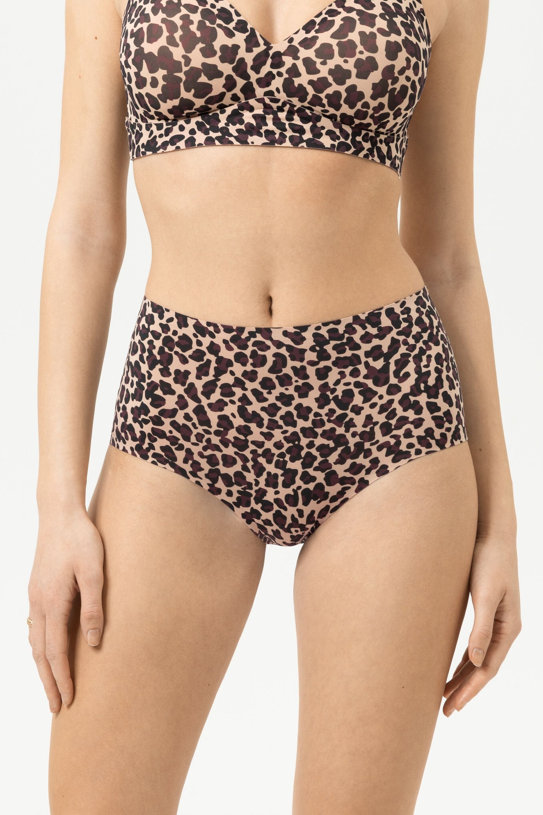 Mey Taillenslip Mey Taillen-Slip Serie Simply Better Invisibles (1-St., 1) Nahtloser Slip, Leo-Print, High Stretch