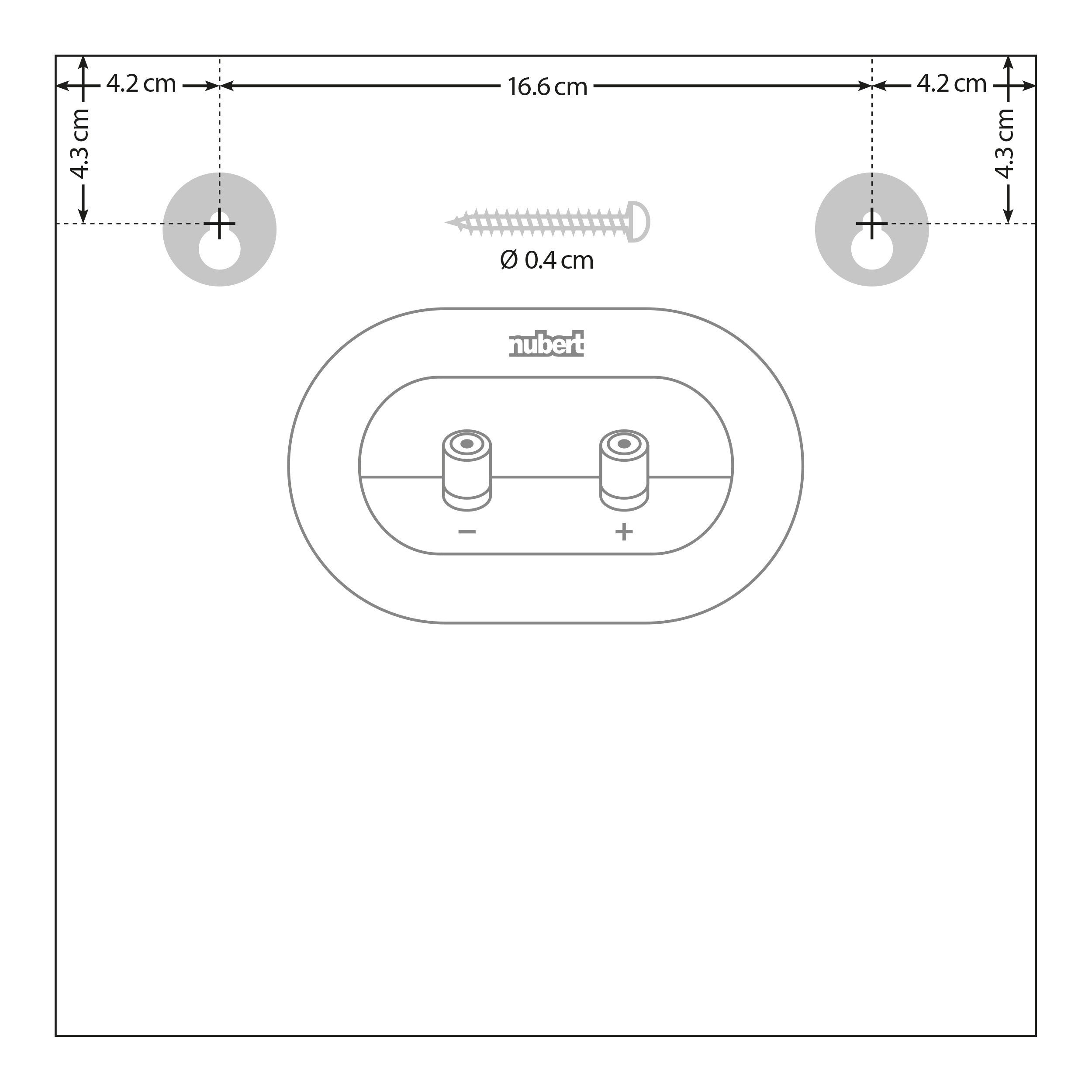 Surround-Lautsprecher BF-10 nuBoxx W) (120 Weiß Nubert