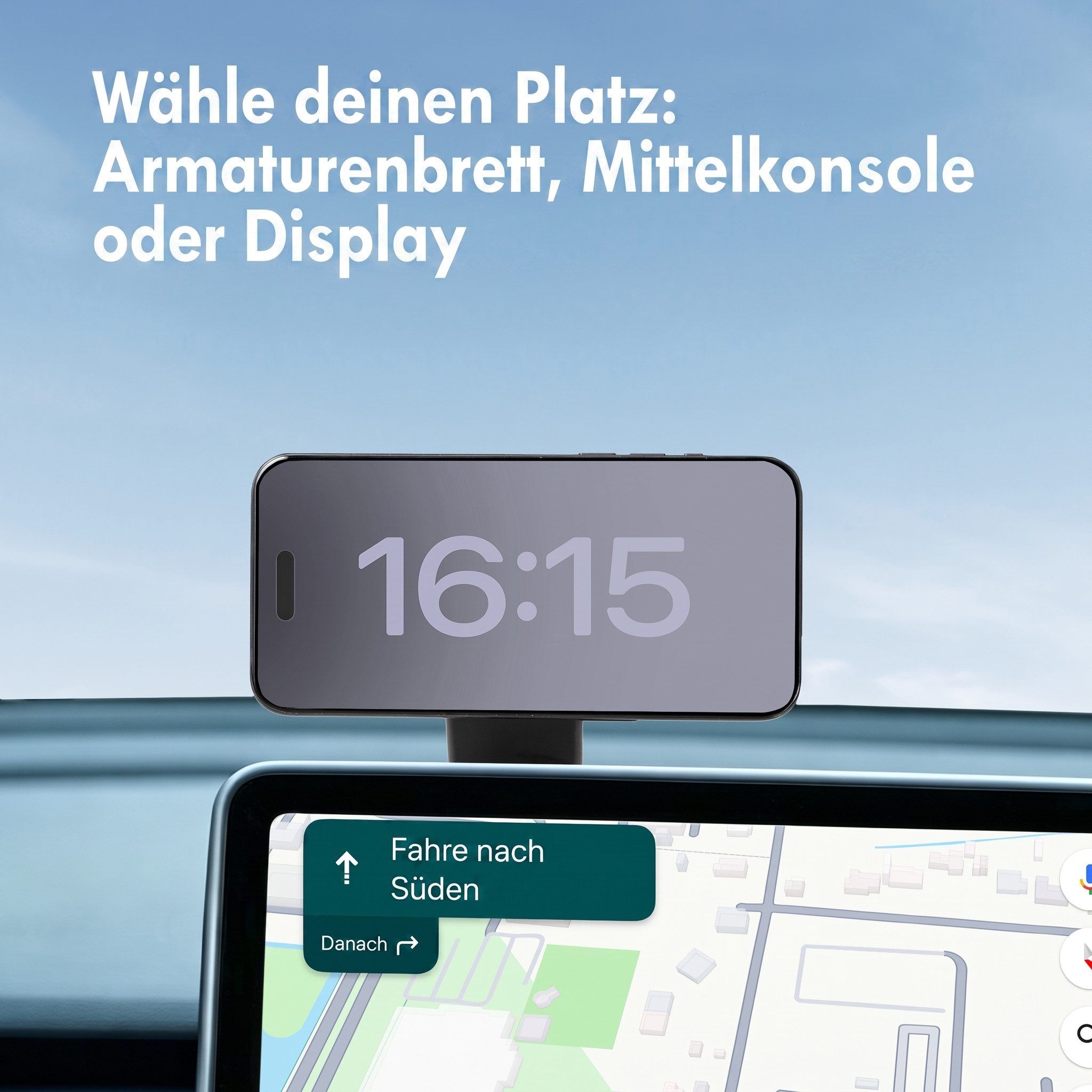 imoshion Handy-Halterung imoshion Flexible Handyhalterung Auto - Magnetisch - Armaturenbrett/Di, (1-tlg) – Bild 4 von 5