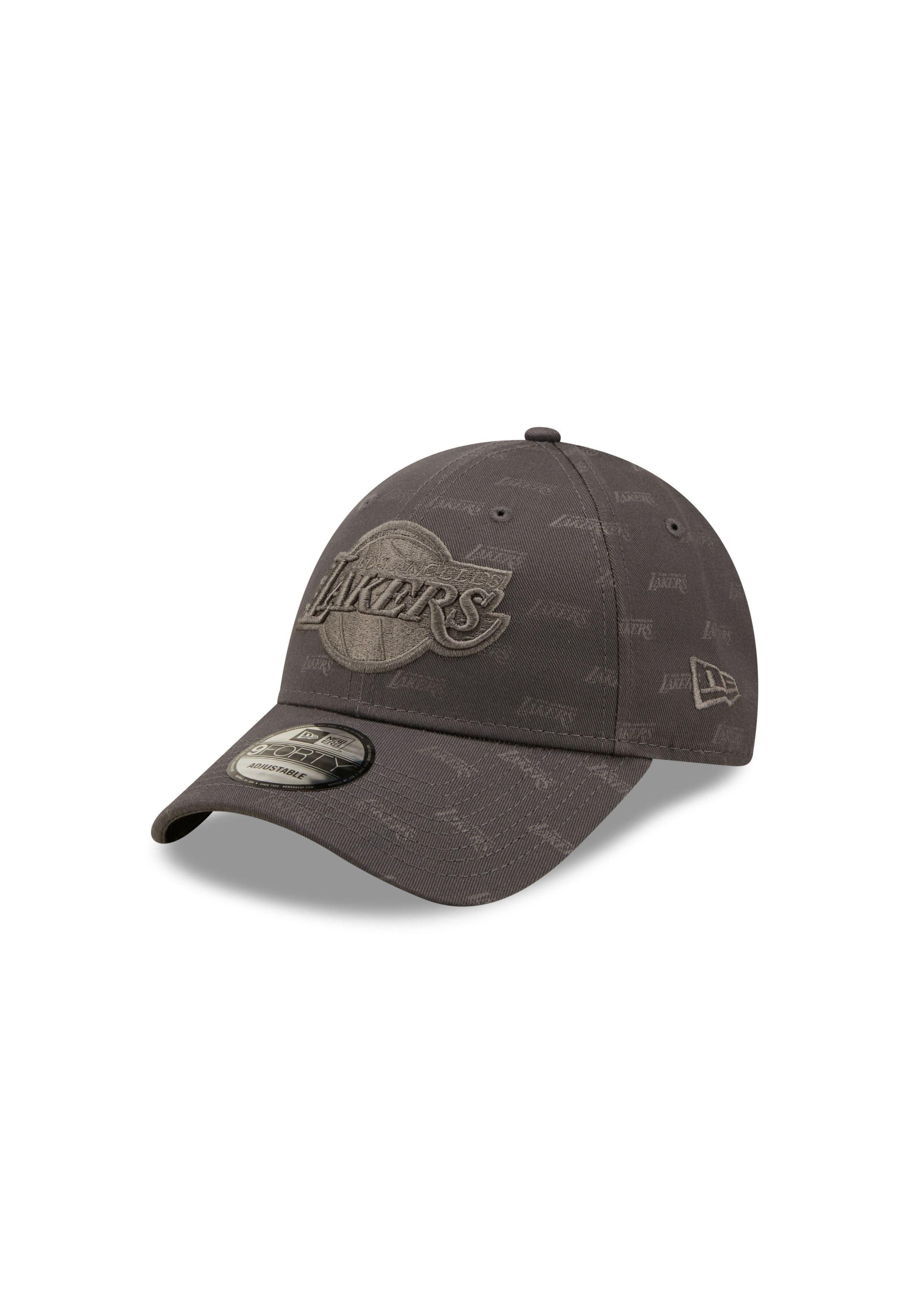 Baseball Cap Los Angeles Lakers NBA Monogram AOP Grey 9Forty Snapback Cap New Era