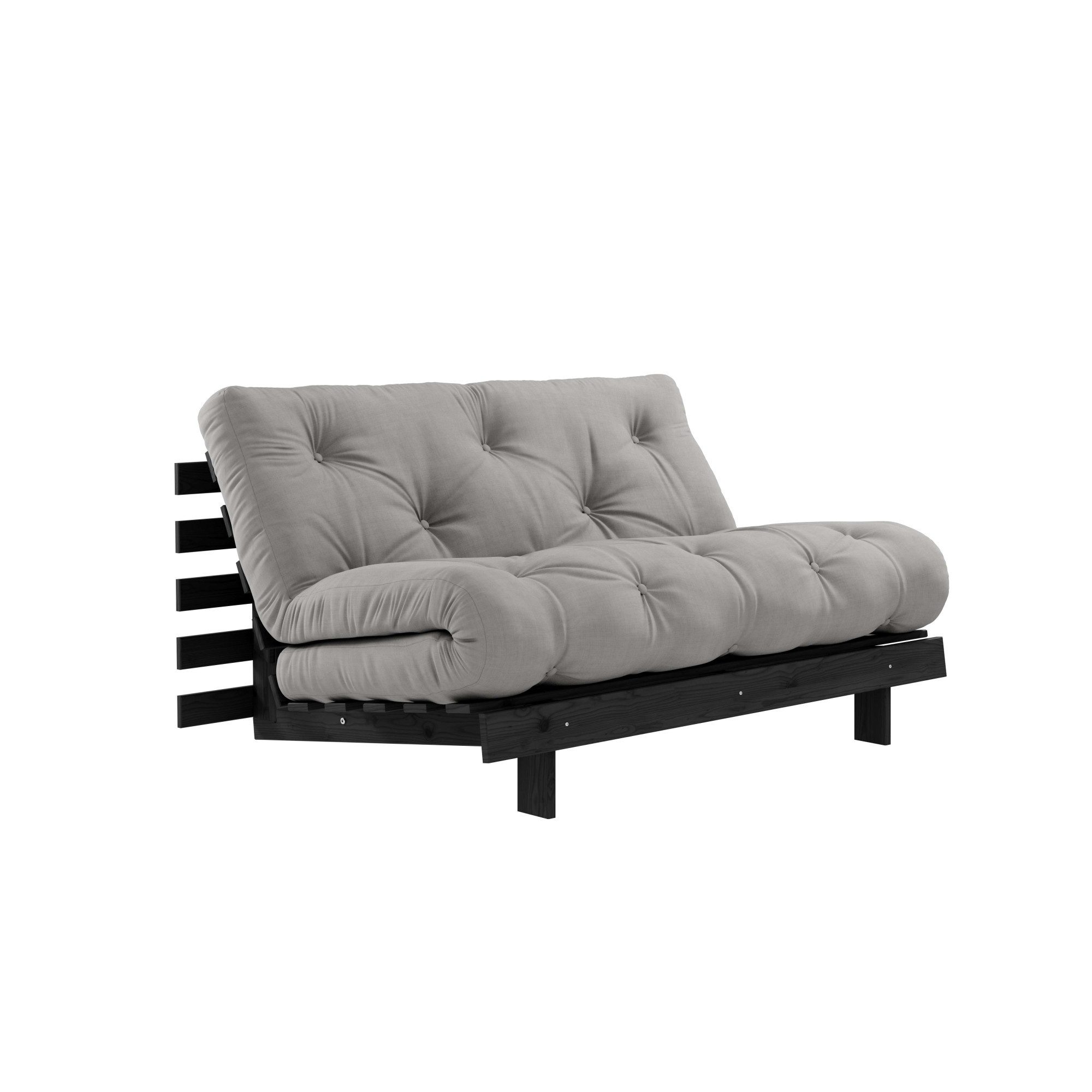 Karup Design Daybett Roots Sofa Bed, Schlafsofa, Bettfunktion, FSC®-Massivholz, Inkl. Futonmatratze, Made in Europe, langlebig, B: 140 oder 160 cm