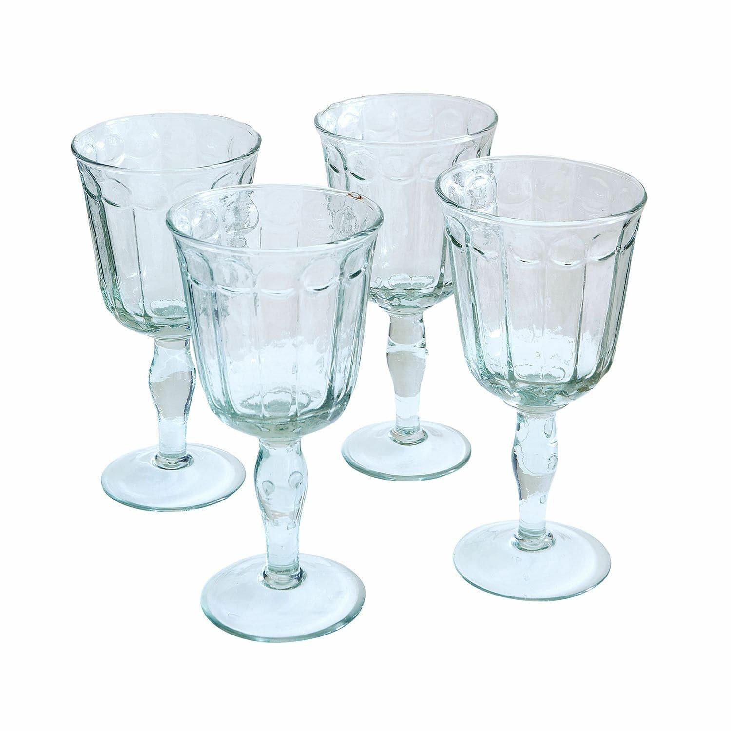 Mirabeau Glas Glas 4er Set Jolielle klar/grün, Glas